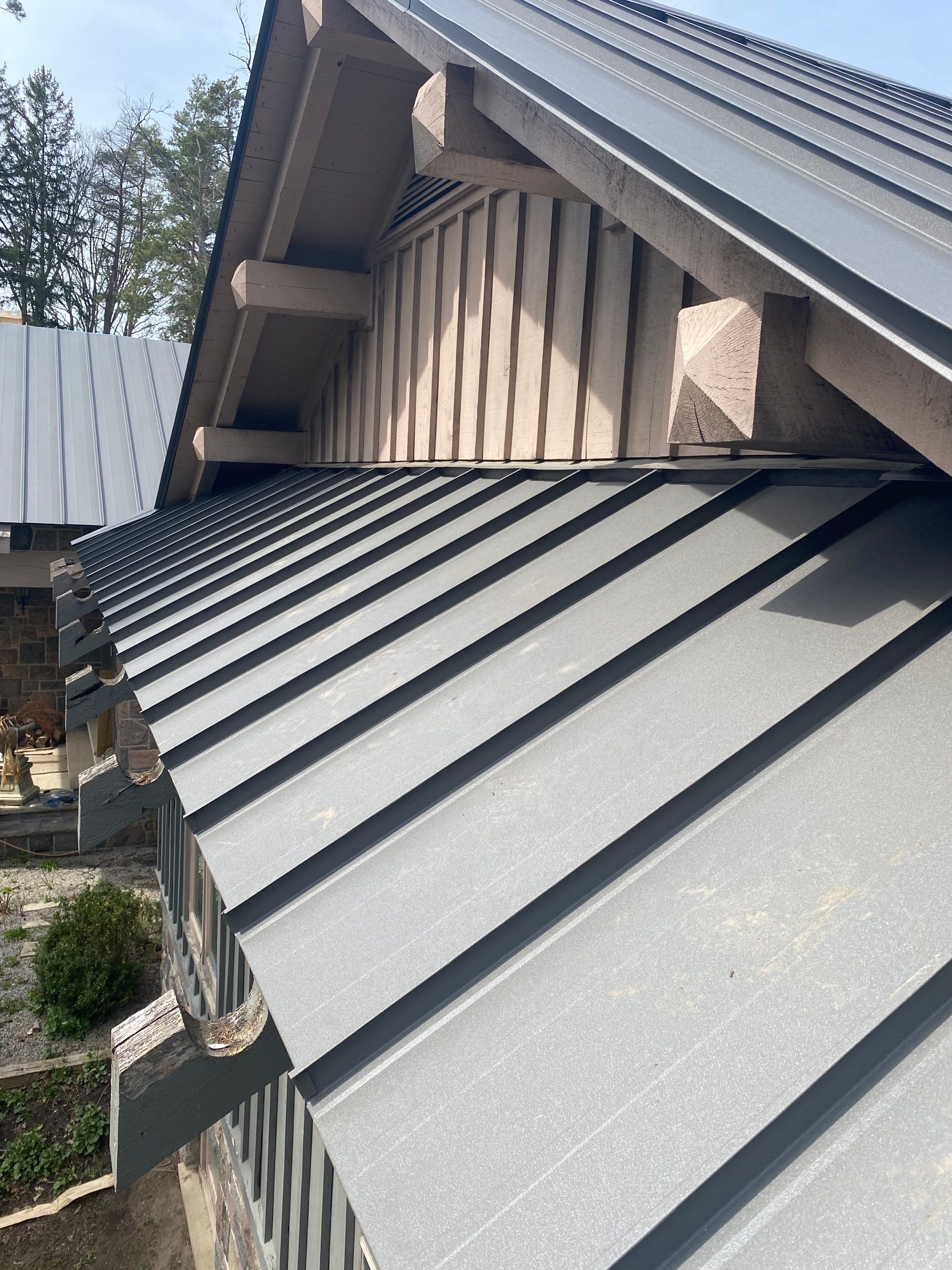 New Roof Installation using 16" Standing Seam Panels by Jay Carter Roofing & Sheet Metal
