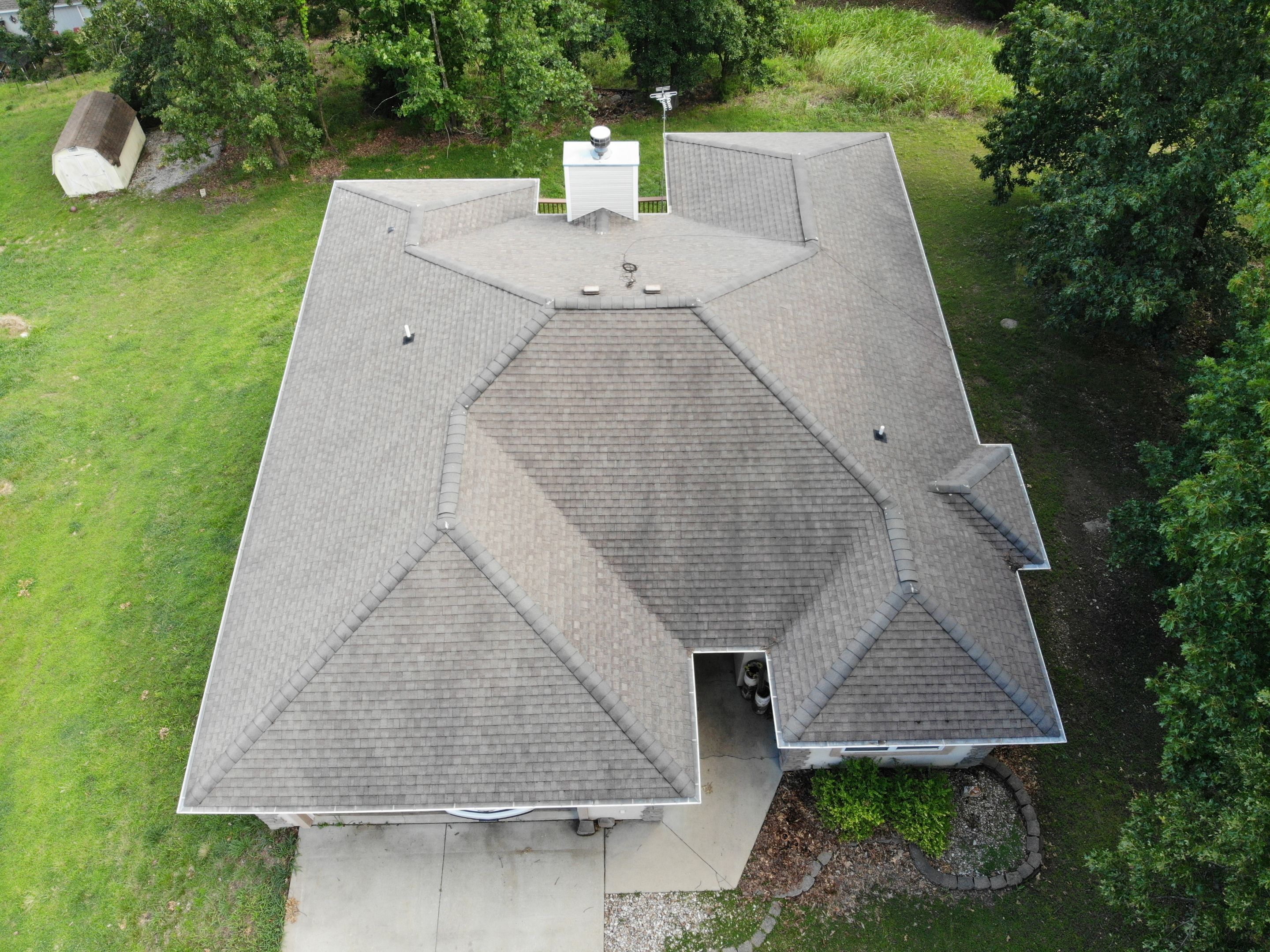 Residential Roofing Install - Atlas Pinnacle Pristine W/ Scotchguard Shingles - Color Weathered Wood  by Titan Commercial & Residential Roofing 