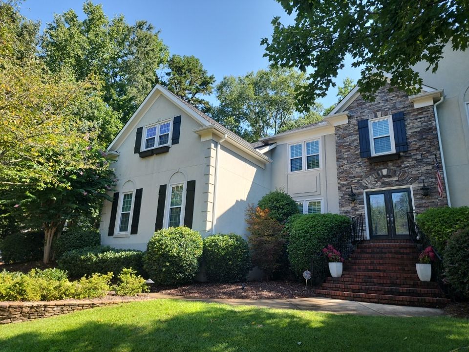 House Wash using cleaner by Power Wash Masters LLC