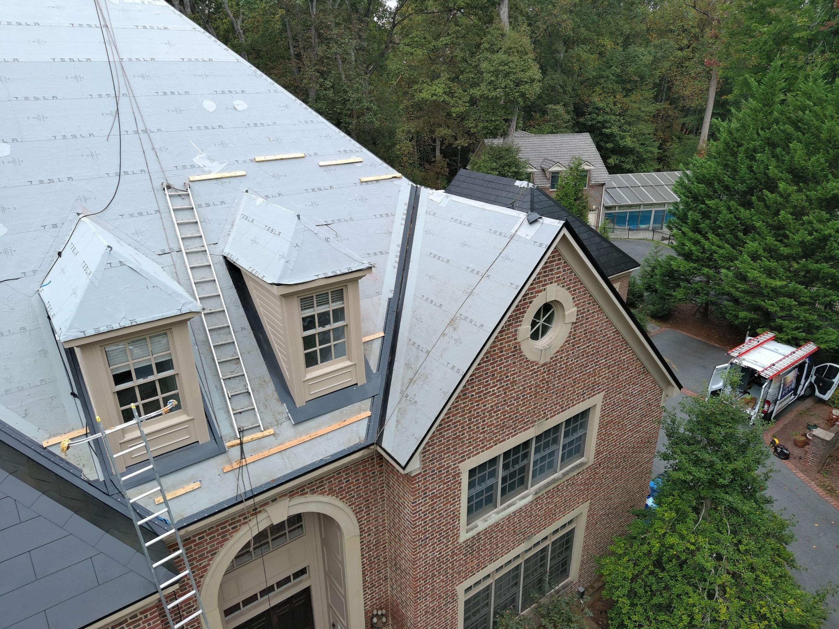 Extravagant Tesla Solar Roof in Maryland by American Home Contractors