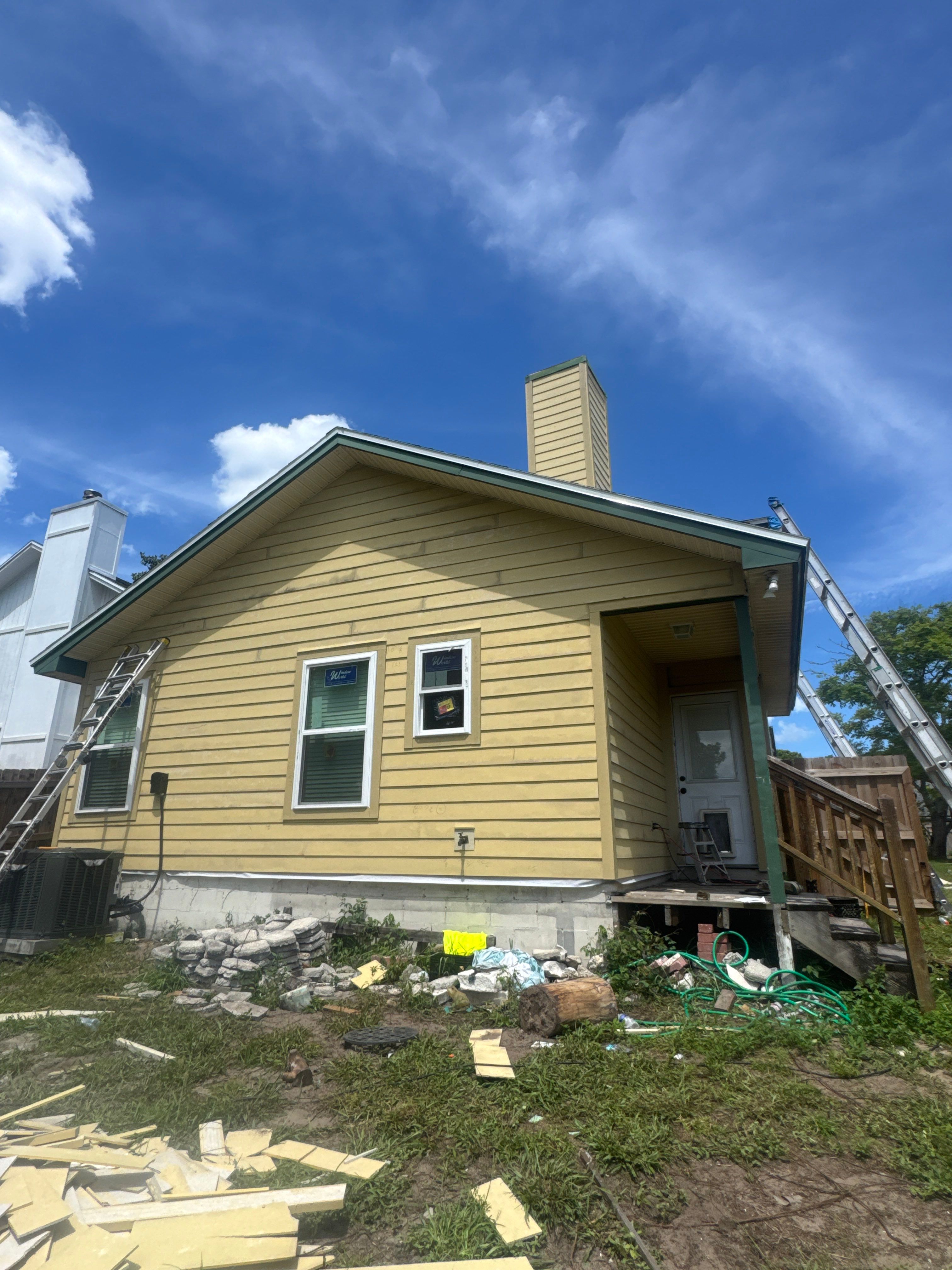 Full Exterior Renovation and Siding Installation in Jacksonville Beach by Colorwise Painting