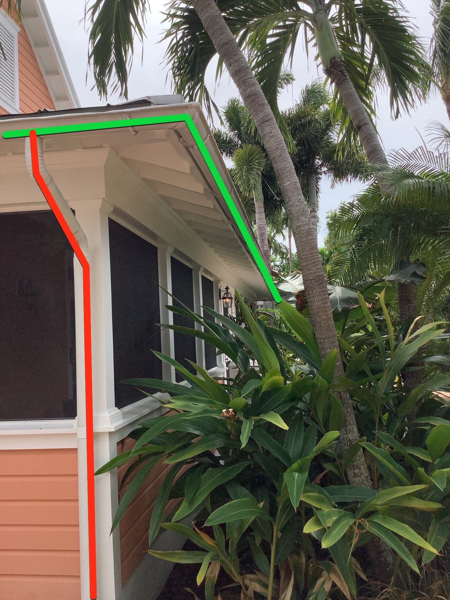 Half-Round Gutters Installation in Boca Grande FL by Gutter Professors