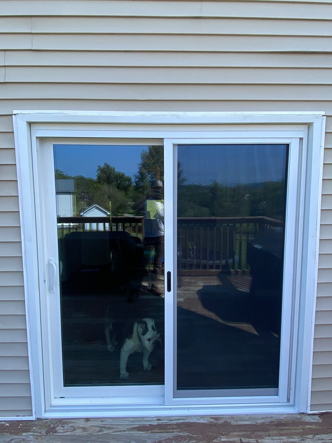 Reshingle and Entry Door by Esh Builders