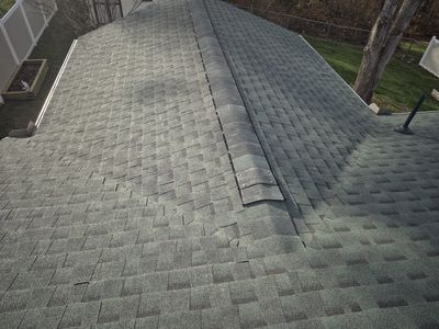 Residential Roofing Installation using GAF Timberline HDZ Hunter Green