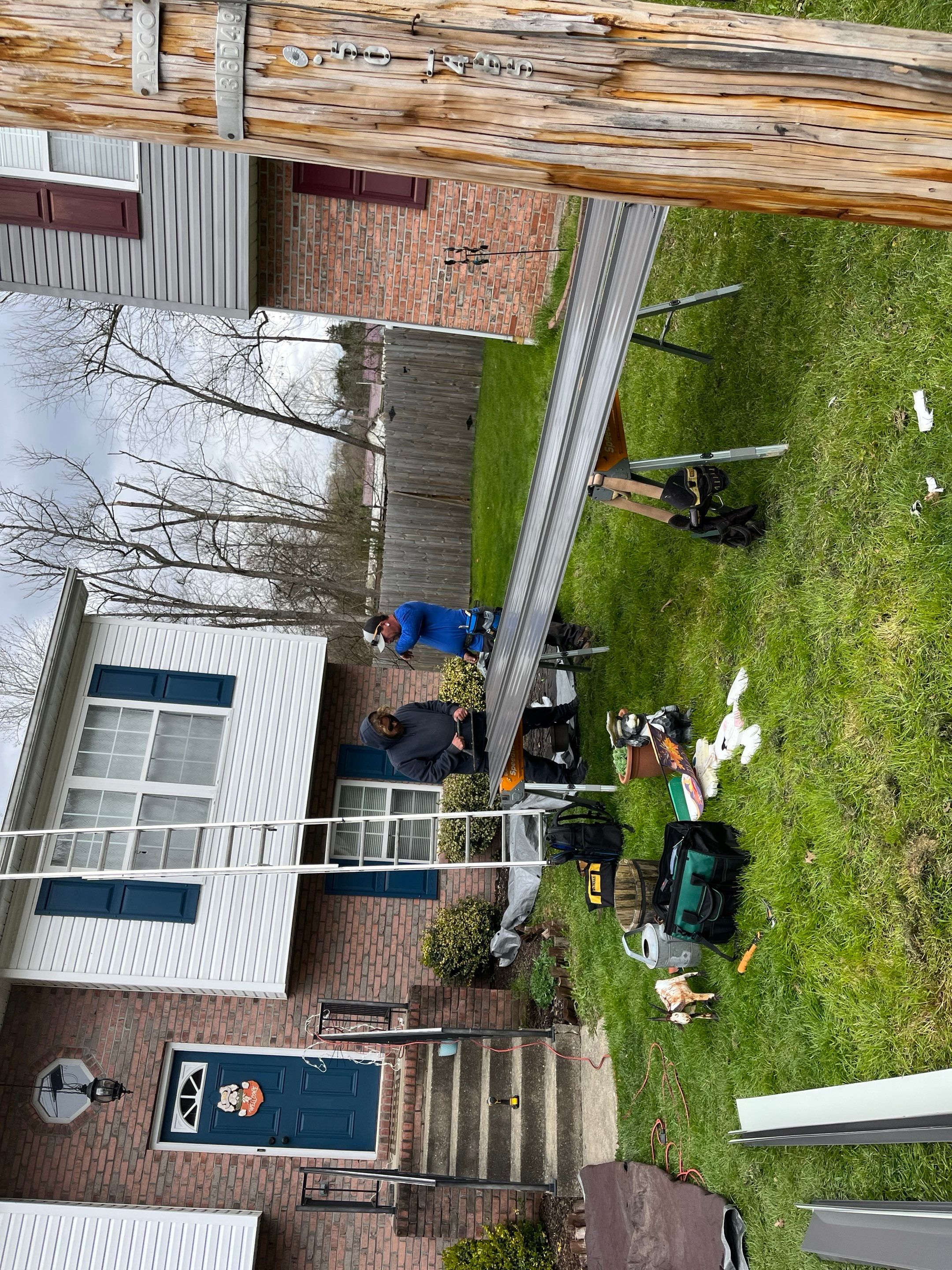 Residential Roofing Installation using Union Corrugatting Metal Roofing by Fahey Roofing + Contracting