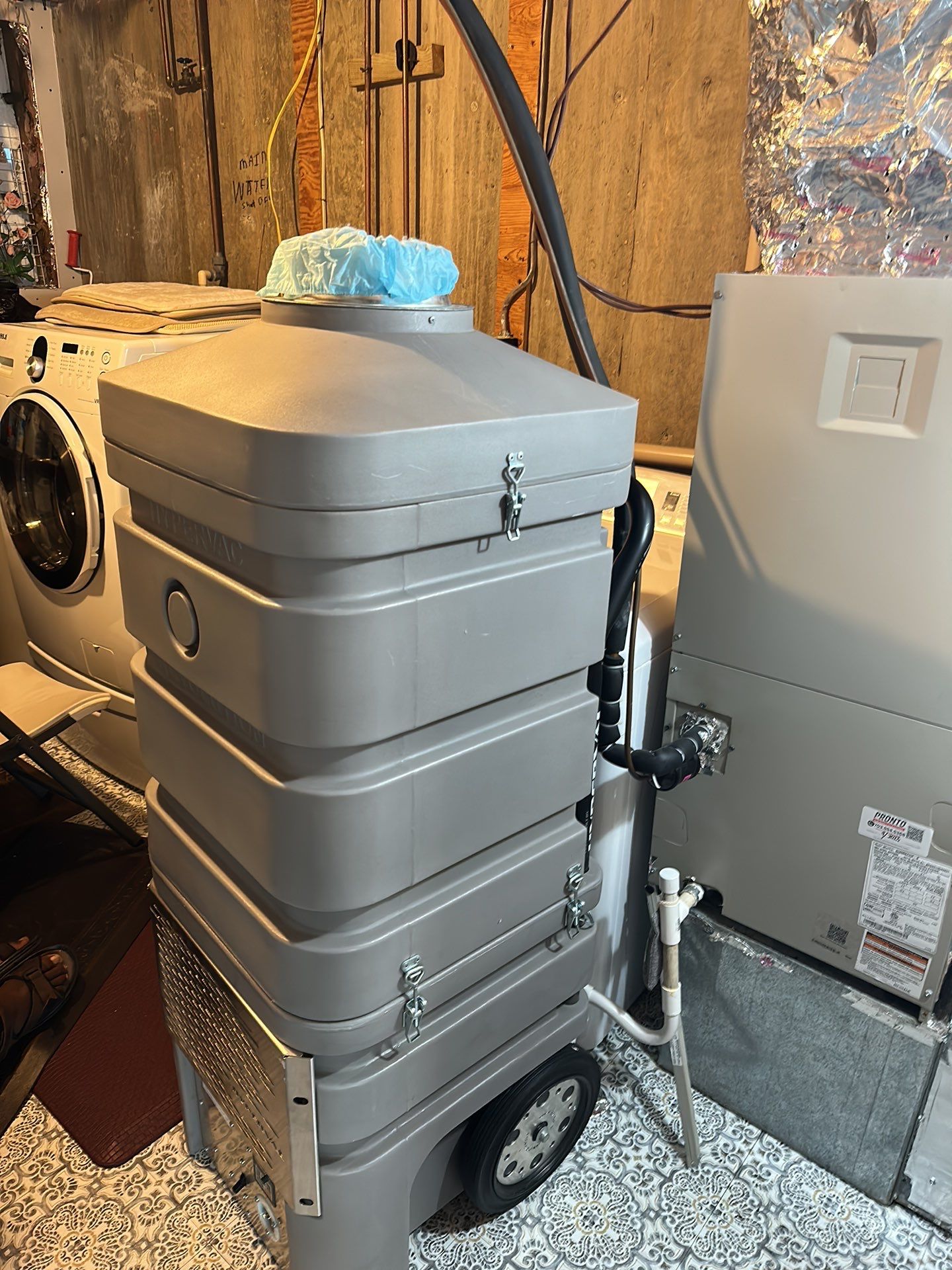 Air duct cleaning using Hypervac by Pronto Air Duct Cleaning