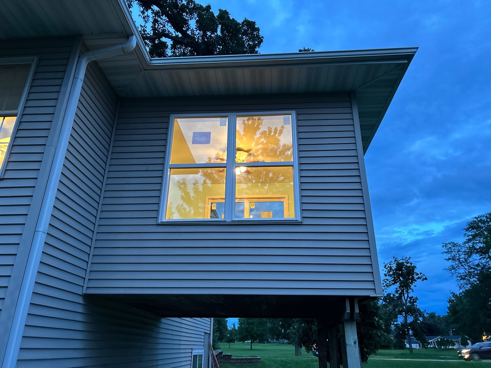 Replacing Old Windows with Hawthorn Vinyl Windows by United Windows and Siding LLC