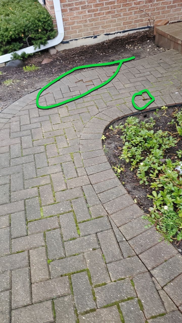 Brick paver clean, sand and seal.  using Surebond SB-1300 by Northern Power Washing LLC.