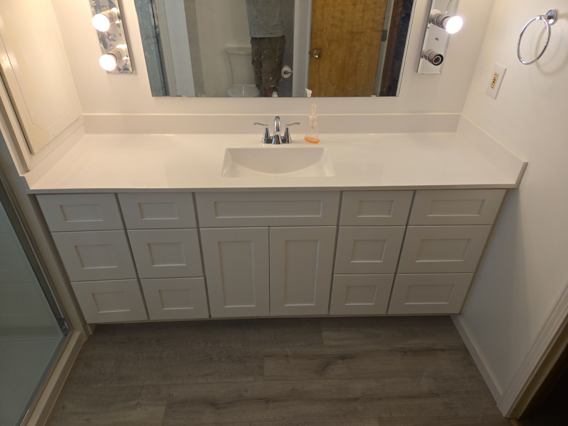 Bathroom Remodel using Shower Door by The Shower Company