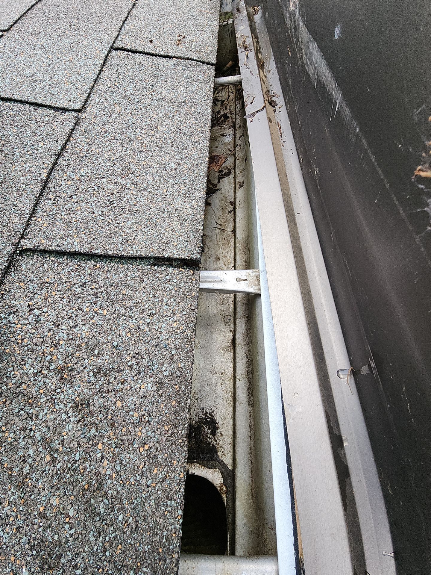 Church building roof & gutter cleaning after photo.