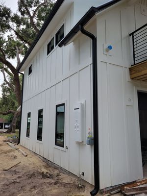 Durable 6-Inch Half-Round Gutters Installed by Gutter Professor 