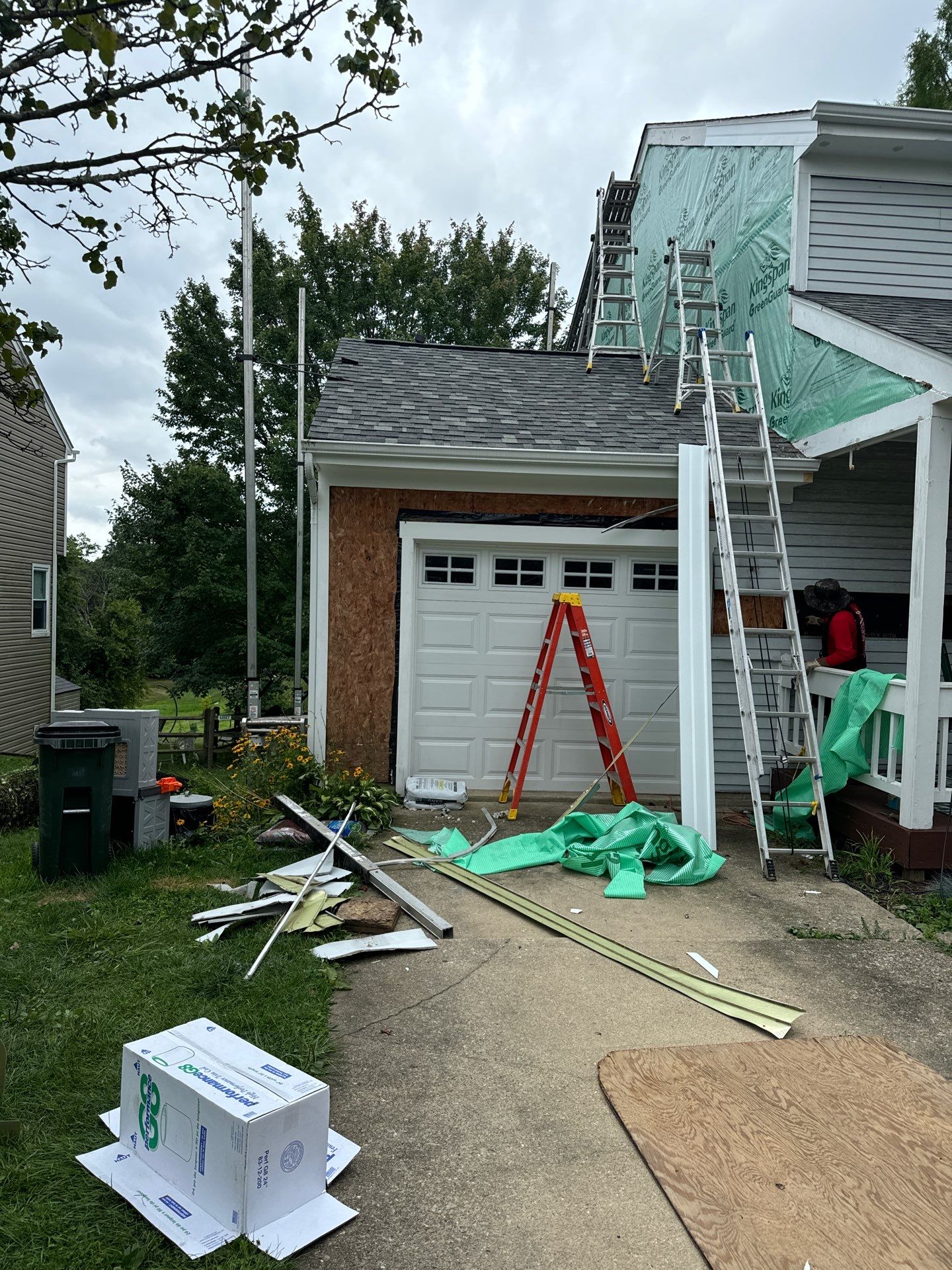 New Prodigy siding with One-piece insulated siding system & Exterior painting   by Alpha Design Services
