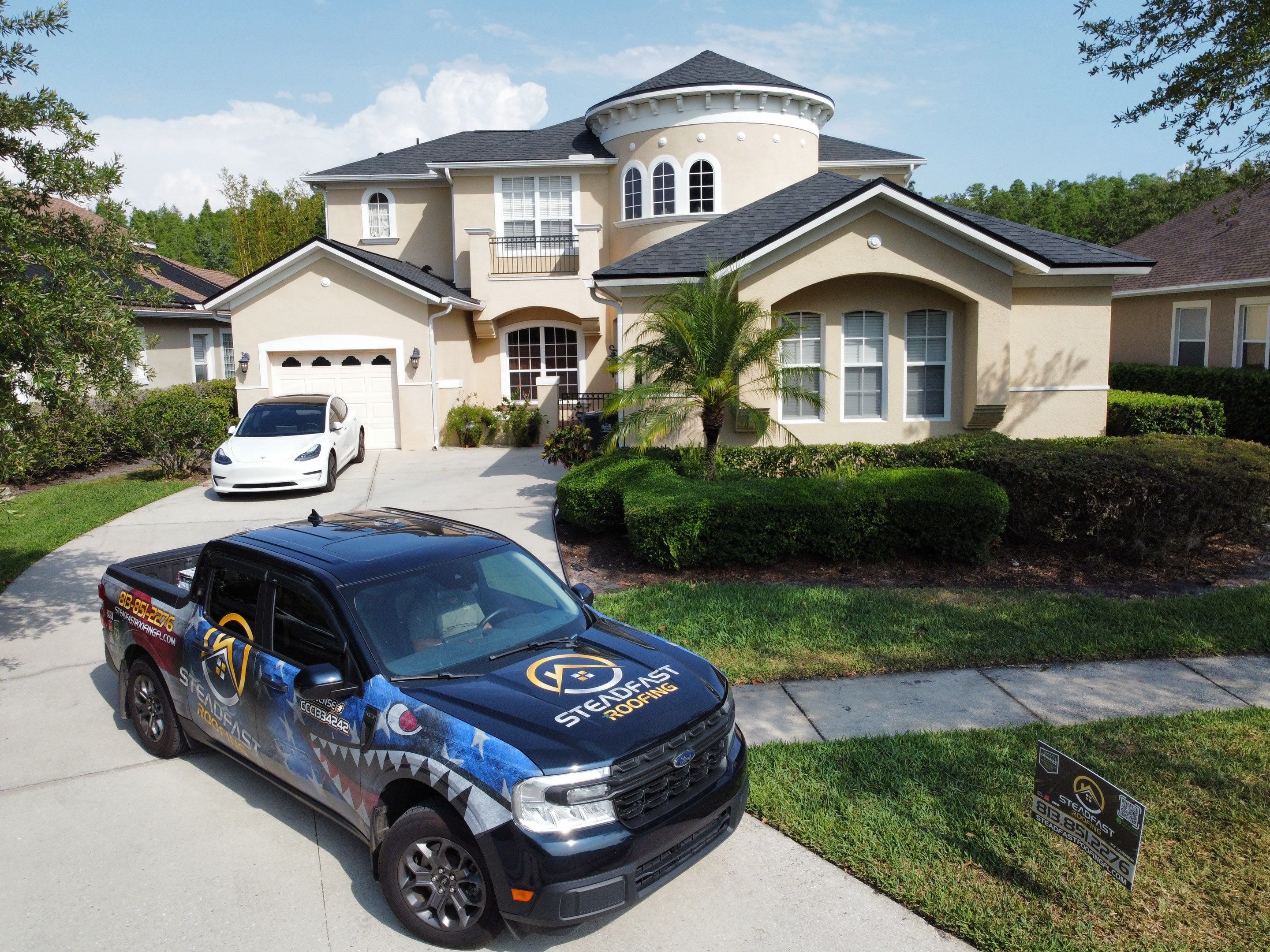 Roof Replacement in Tampa, FL. by Steadfast Roofing