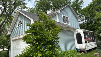 Turtle Shell gutter protection installation in Naperville, IL 60563, photograph 2