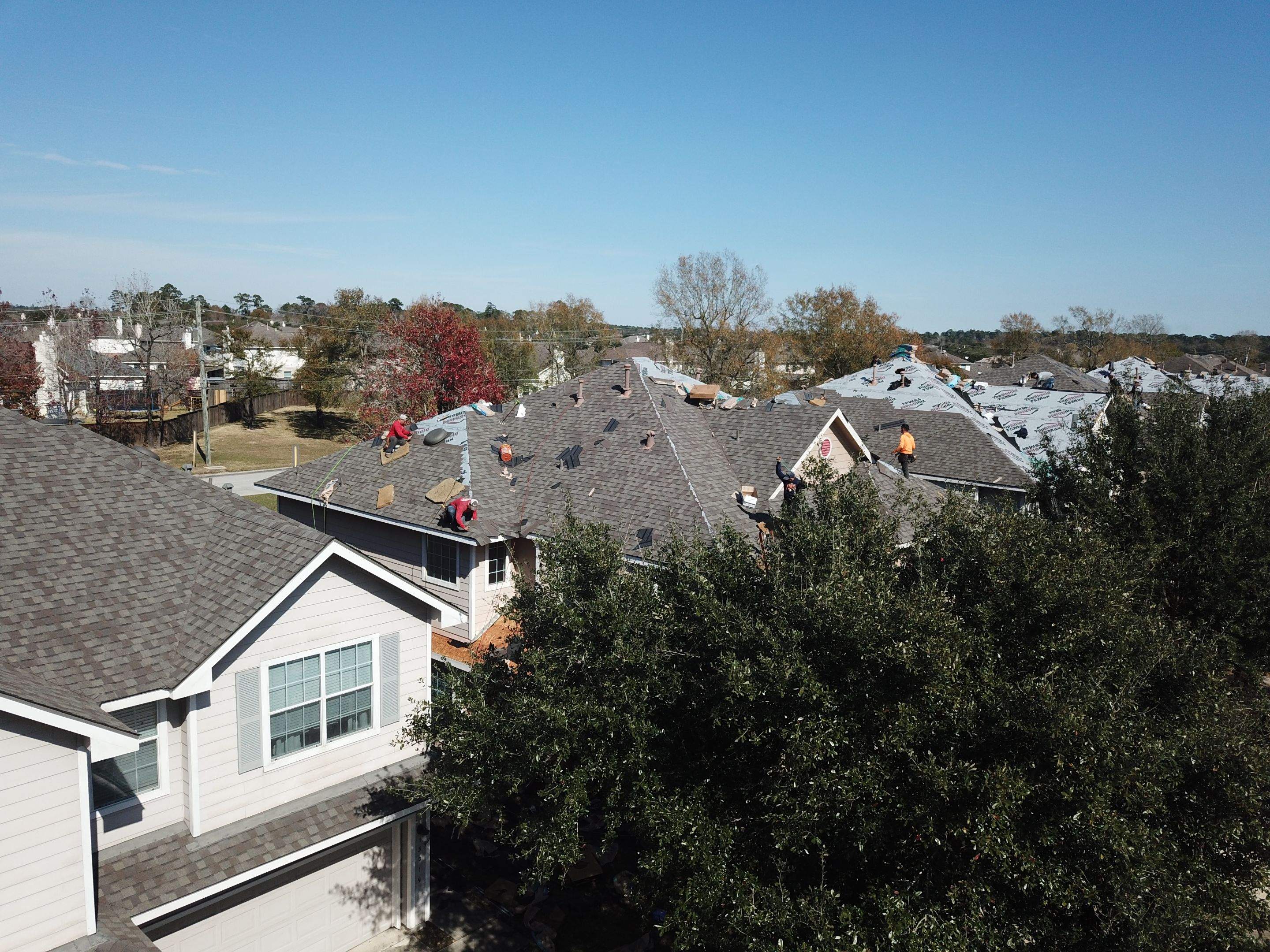 Townhome Community by STX Roofing