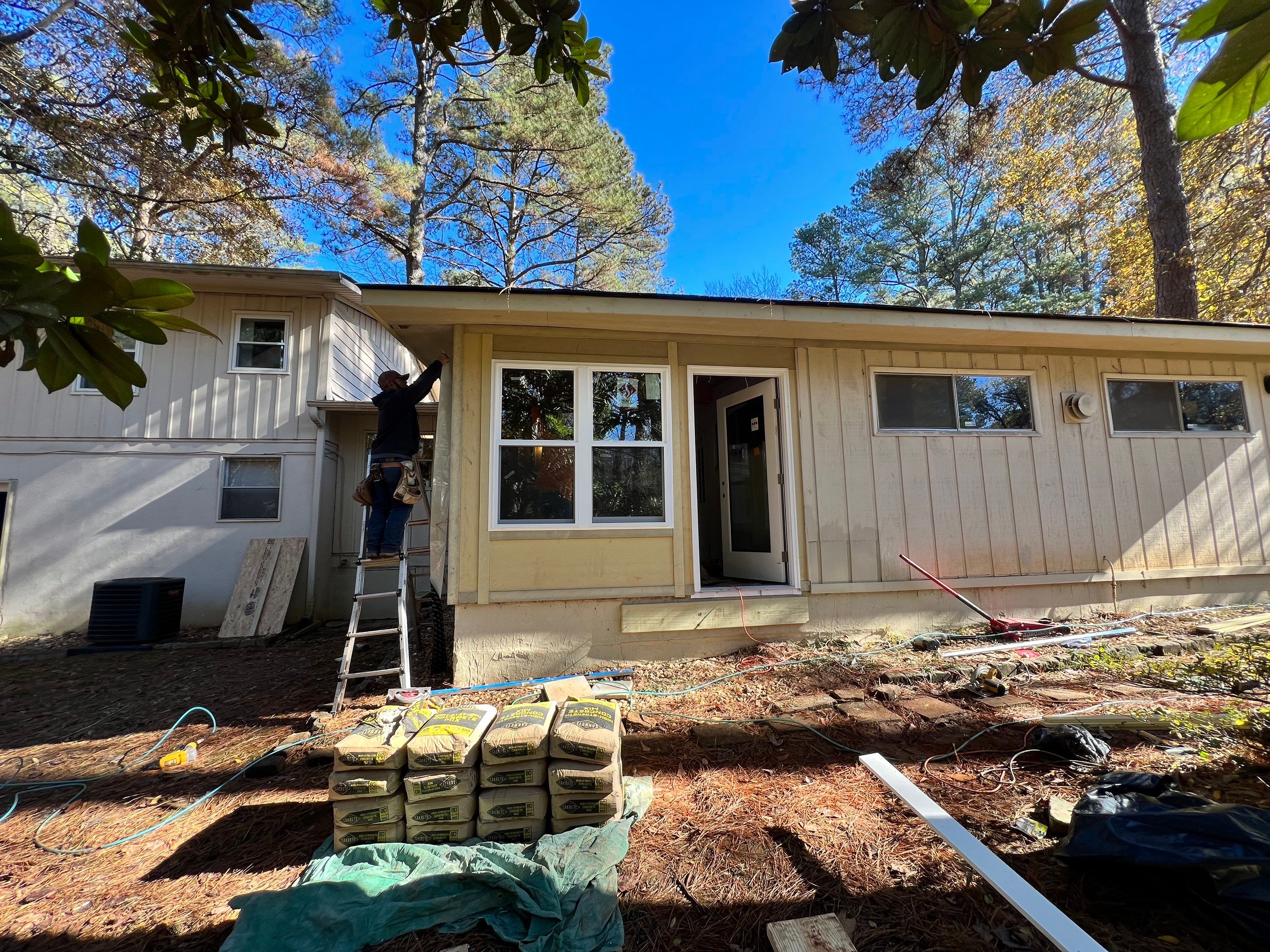 Sunroom Conversion and Pressure Treated Deck Installation in Doraville by Swift Home Renovations