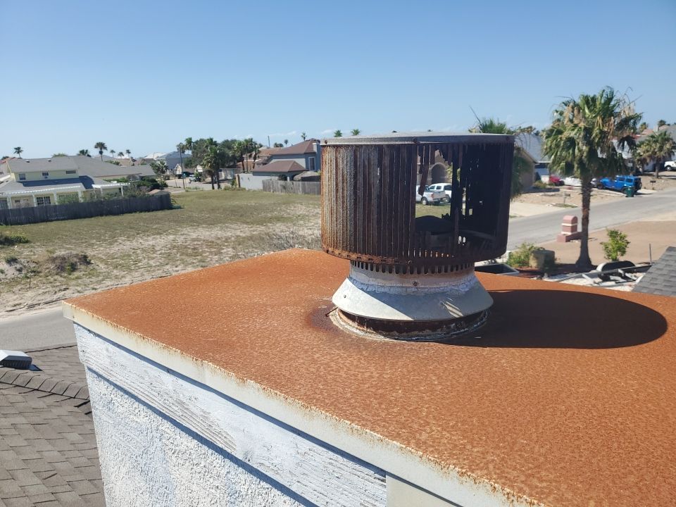 Chimney Cap Replacement with Roof Repairs by Lighthouse Roofing