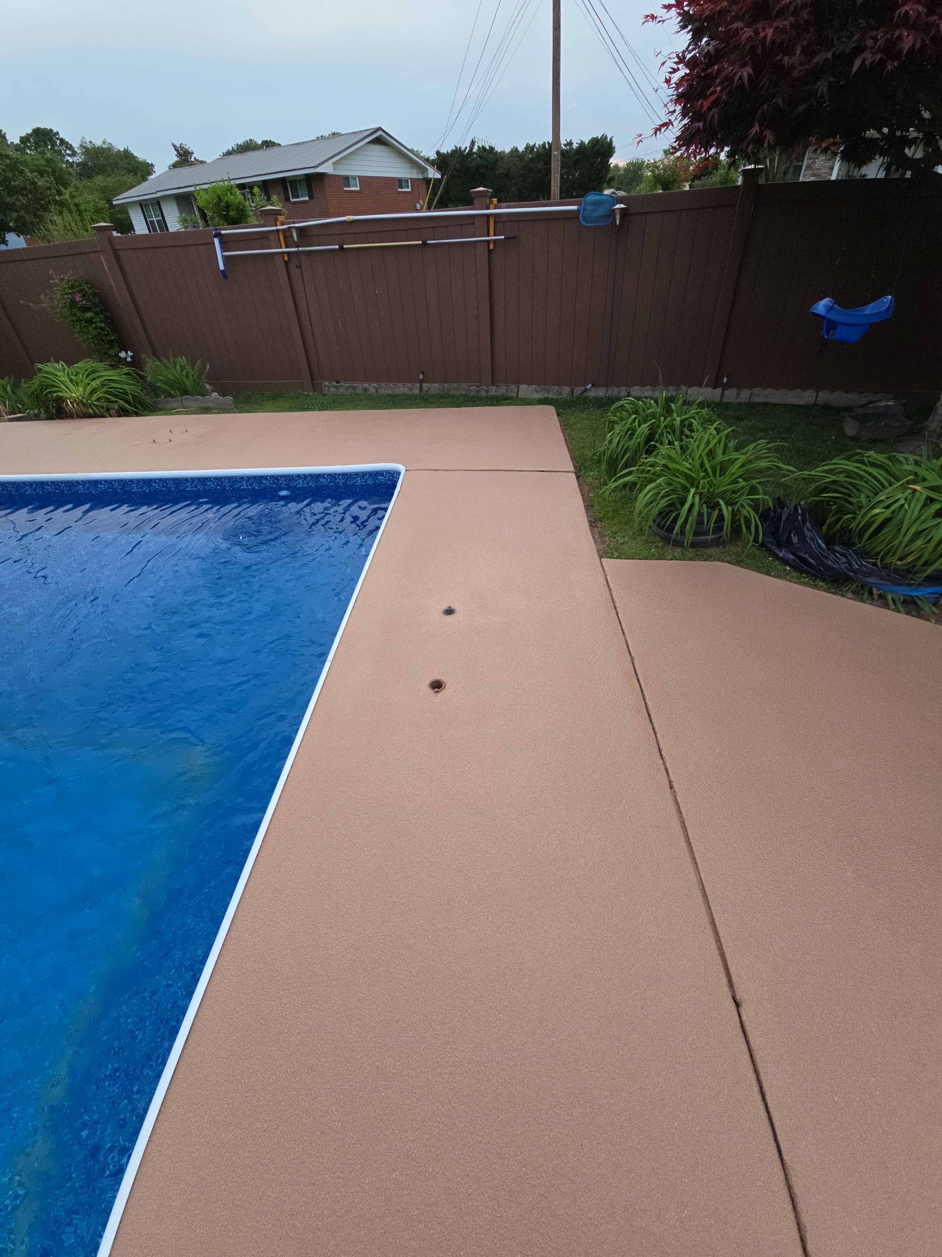Beautiful Pool Deck in Rossville, GA by Elite Floor Solutions