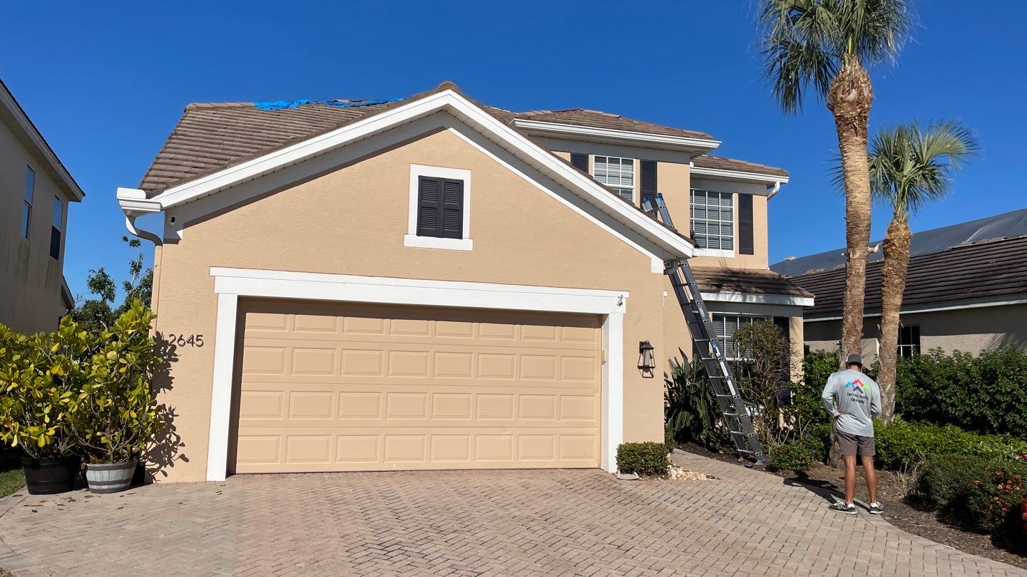 Residential Roofing Repair using Concrete Tile by Four Peaks Roofing