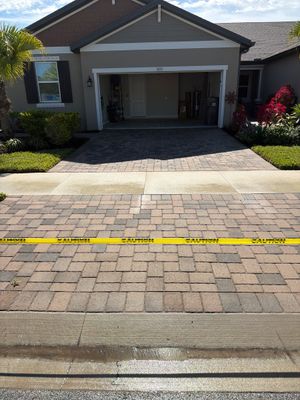 Driveway and Walkway Paver Sealing in La Paloma Sun City Center