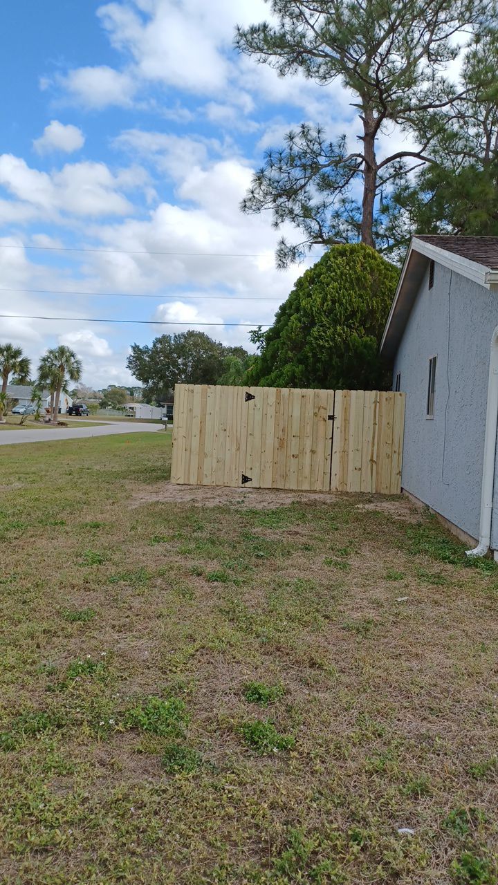 North Port, FL 6ft. Tall Treated Board on Board Privacy Fence by Asap fence and gates, LLC