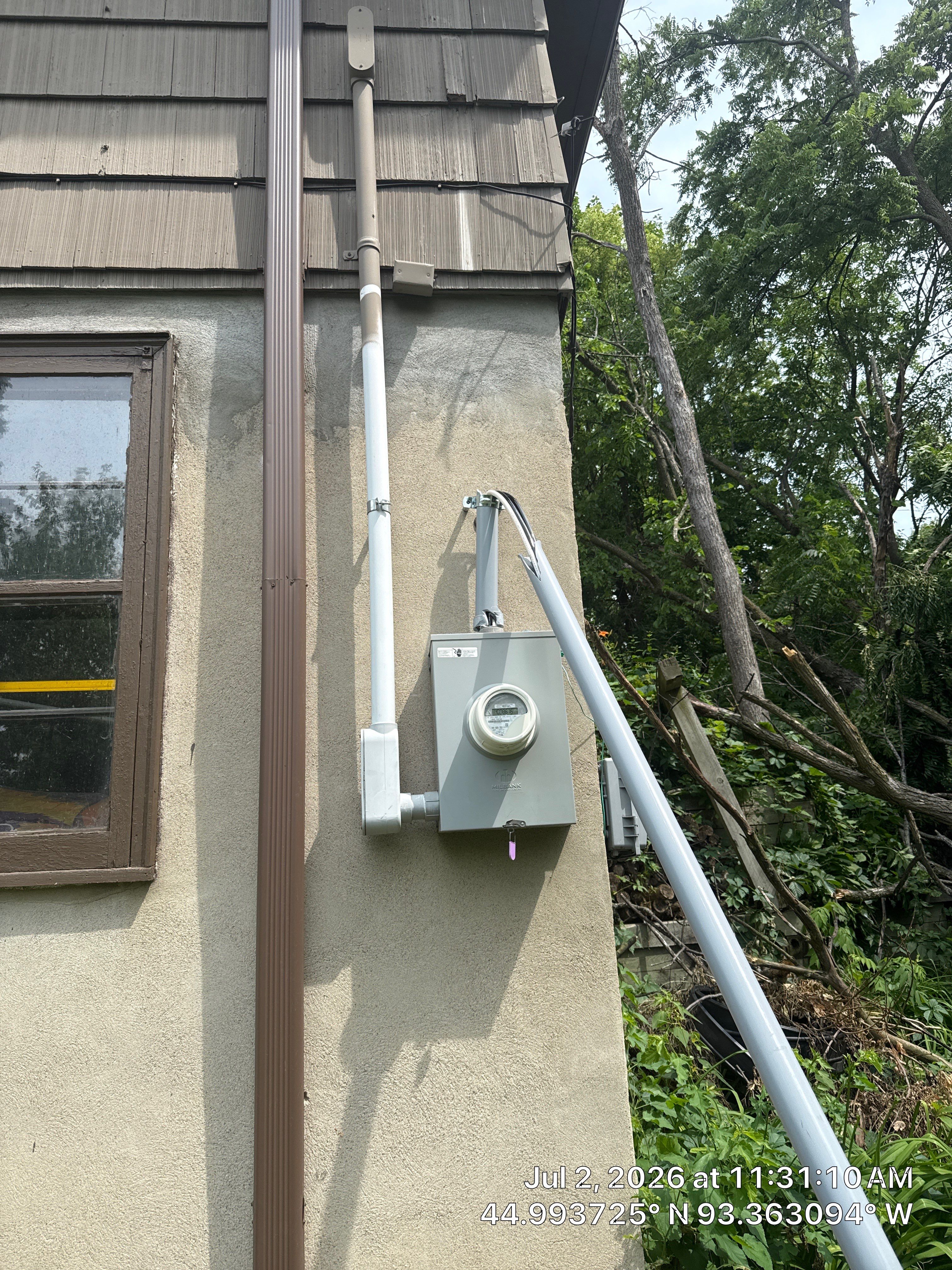 Residential Electrical Service Entrance and Meter Base Repair in Minneapolis by Walter Electrical Contractors