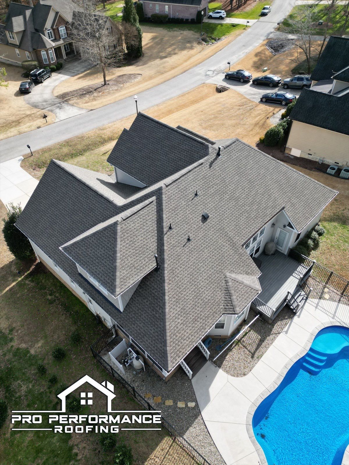 Roof Replacement - GAF Timberline HDZ Weathered Wood  by Pro Performance Roofing