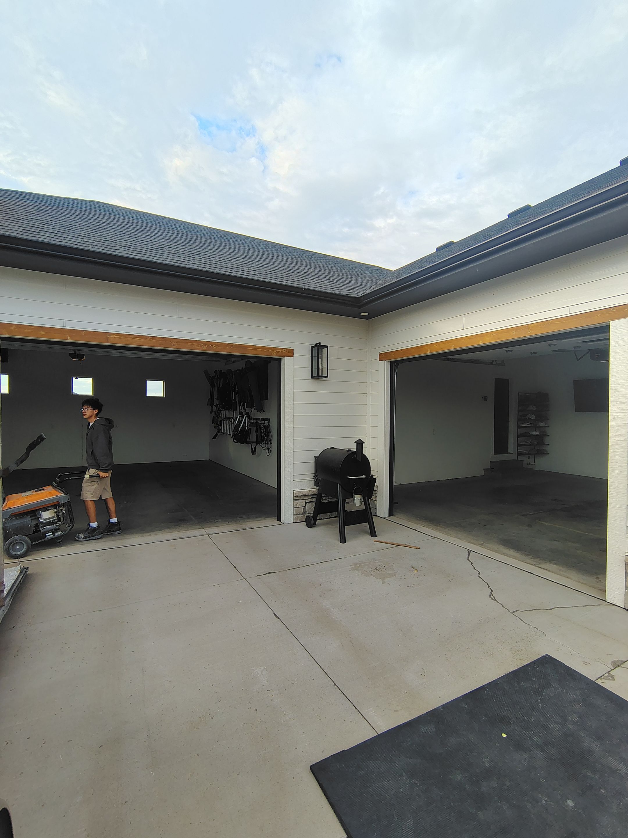 Dell Rapids Multi-Car Garage Concrete Floor Coating and Repair by Select Painting, Coatings & Garage Cabinets