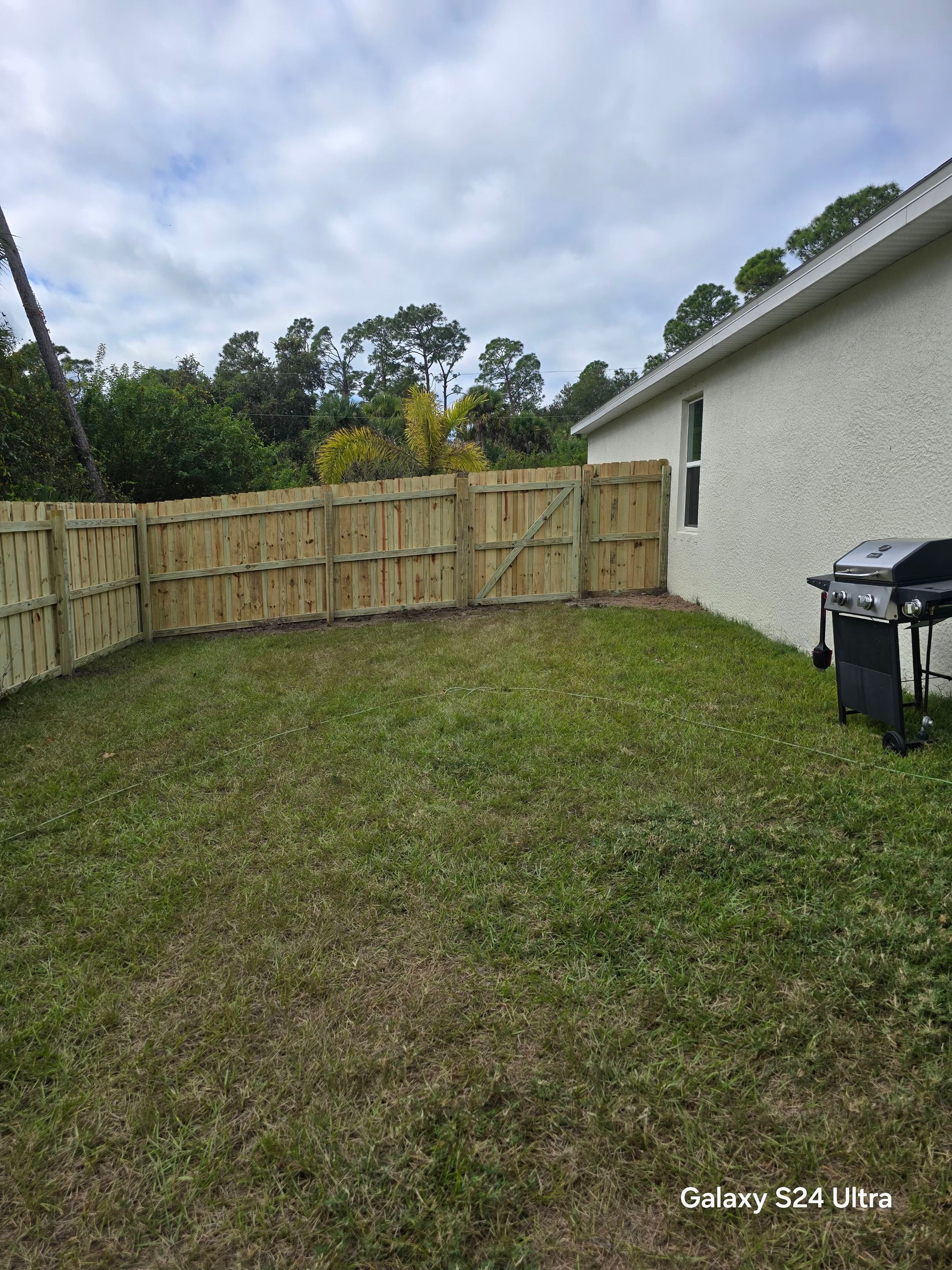 Wood Fence Install in North Port by True Fence LLC