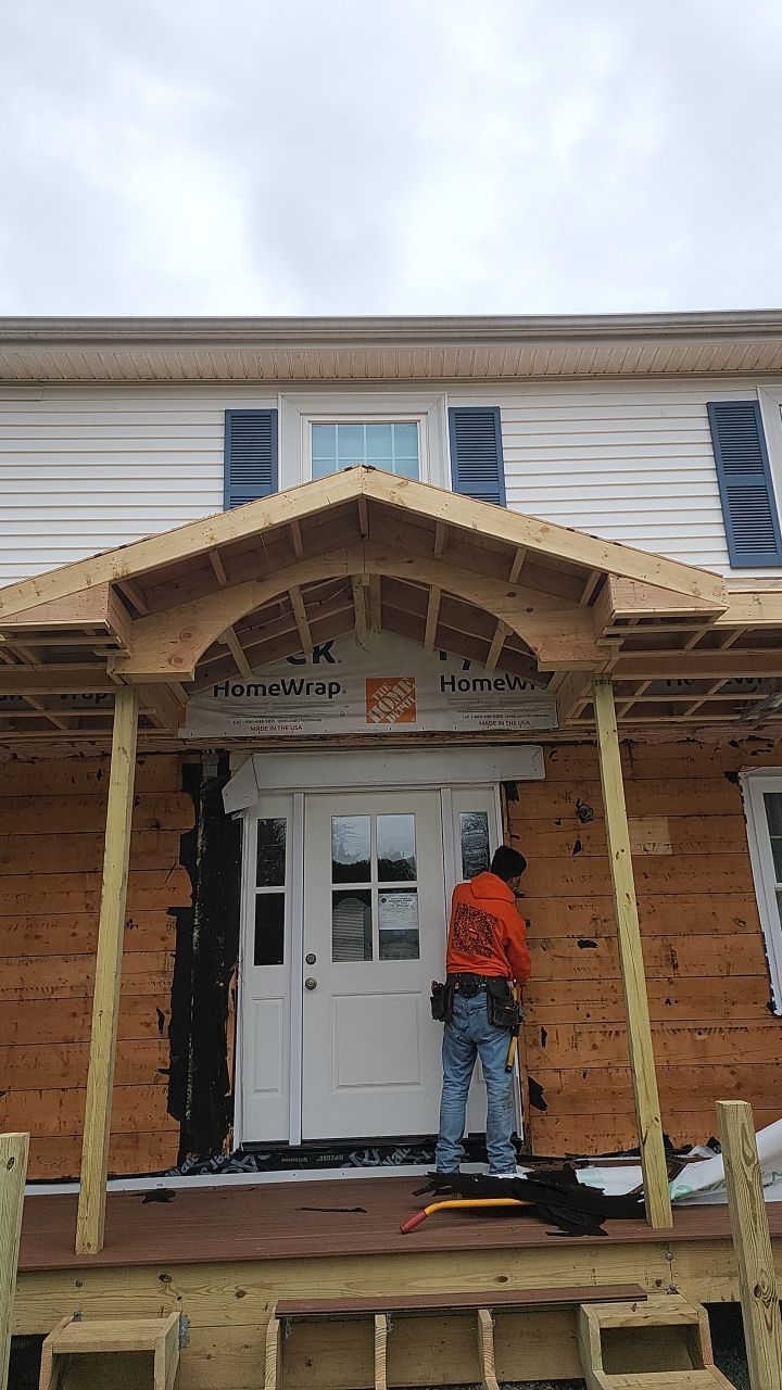 Siding Installation using James Hardie by UBrothers Construction