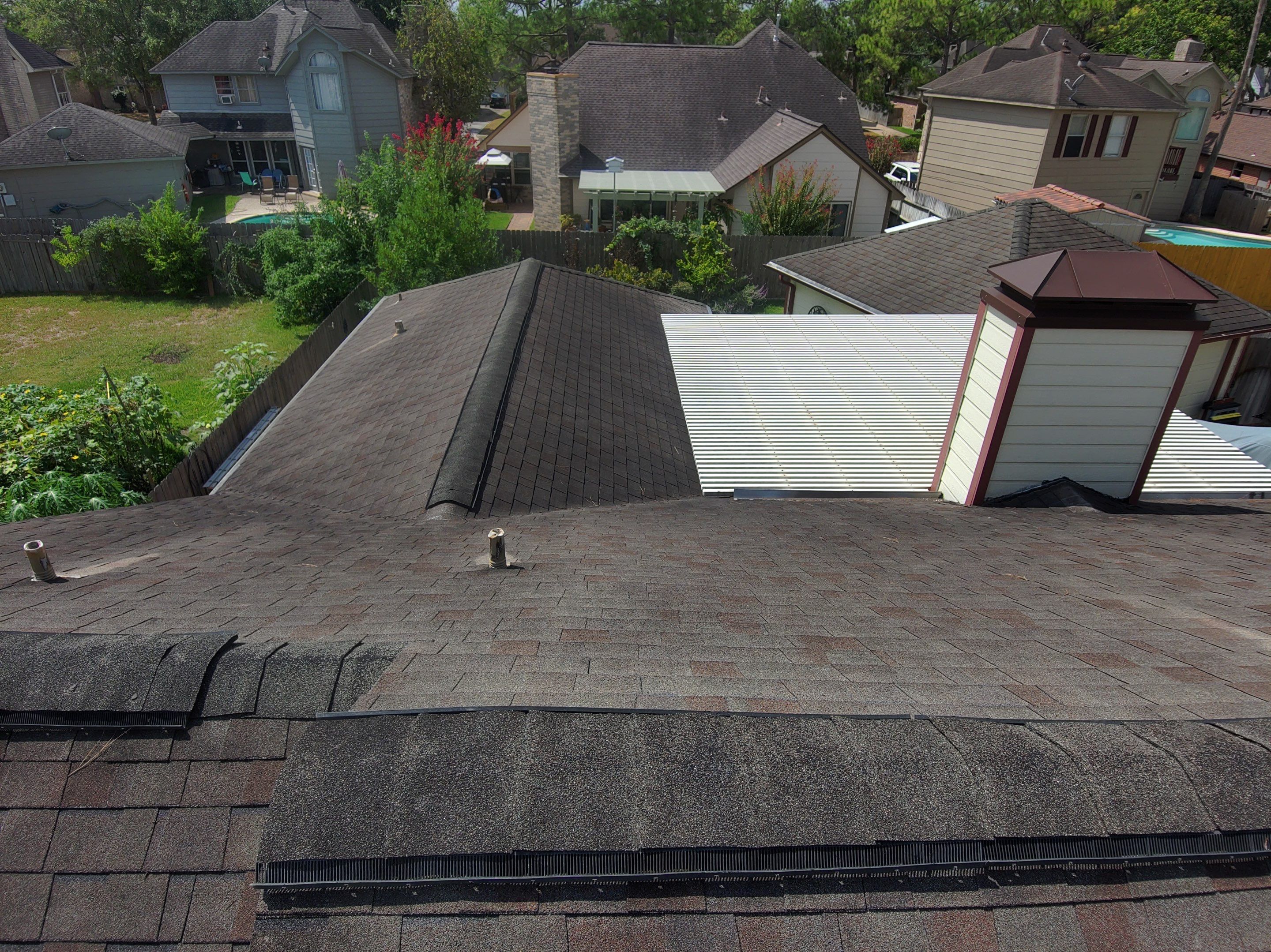 Residential Roofing Installation using Owen's Corning Duration (Lifetime) Shingles by Roof Repair Company