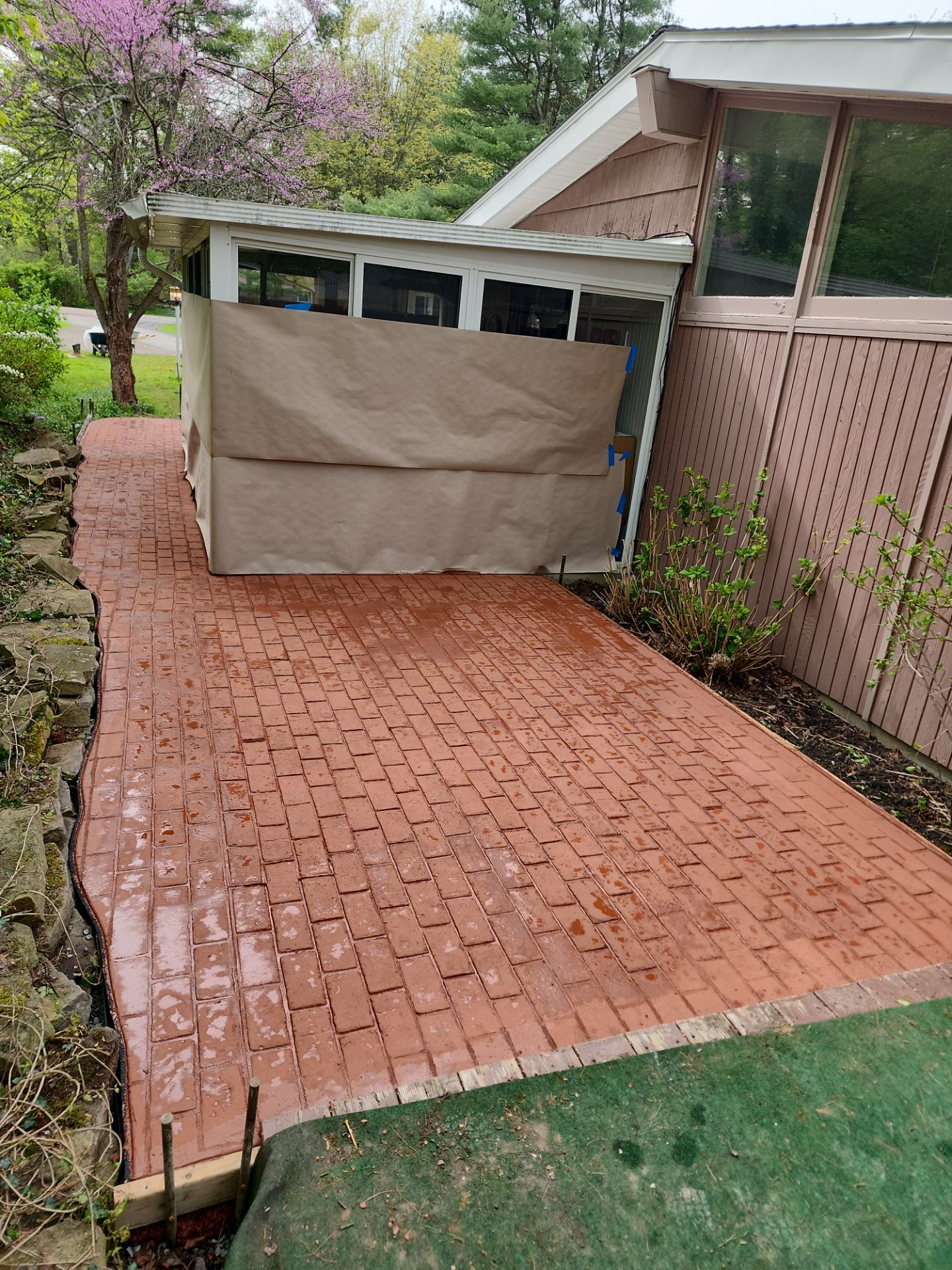 Stamped Concrete by Ivy Lea Construction