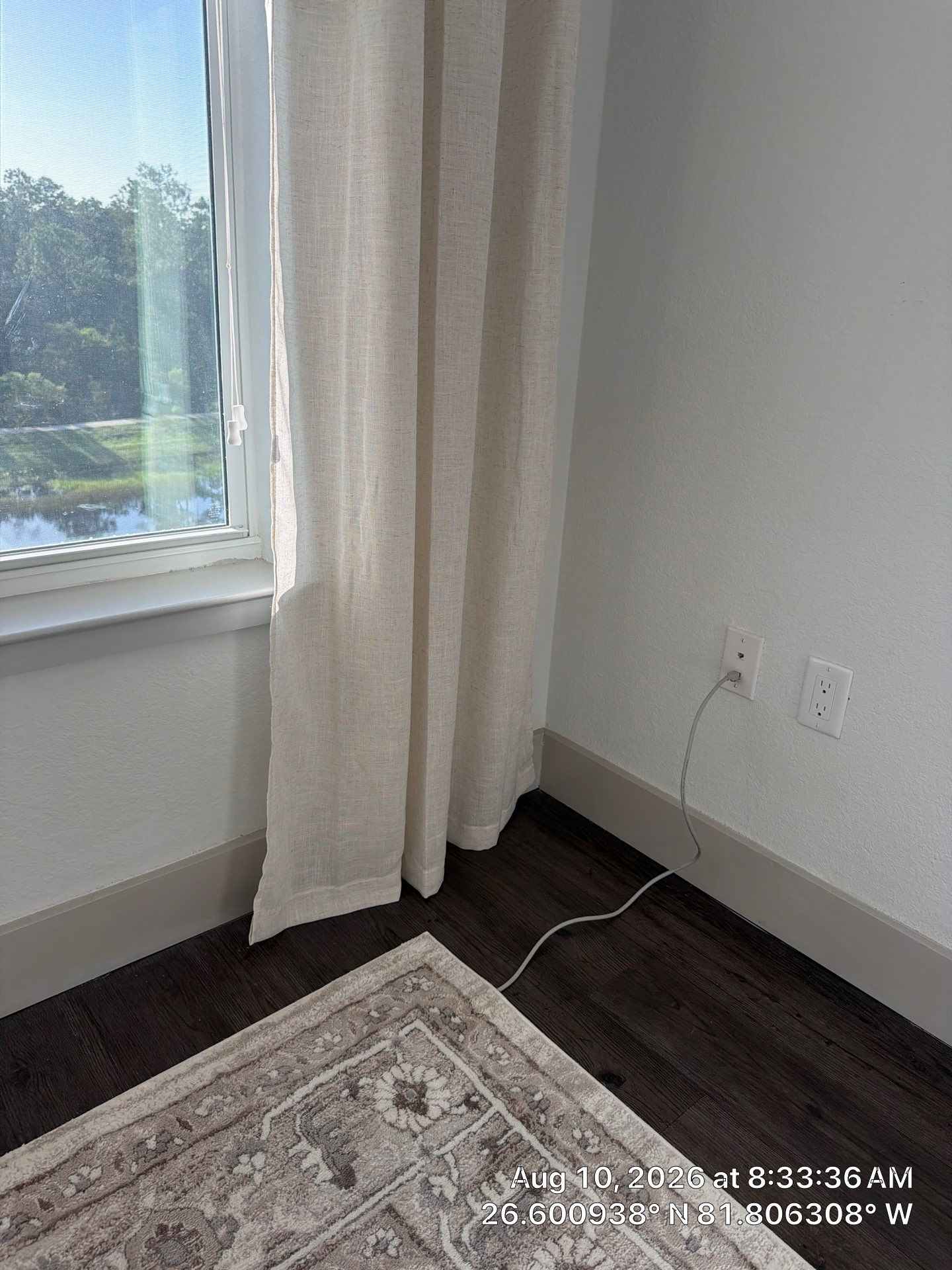 Custom Window Treatment Installation with Curtains and Blinds in Fort Myers by CompanyCam Sales Demo