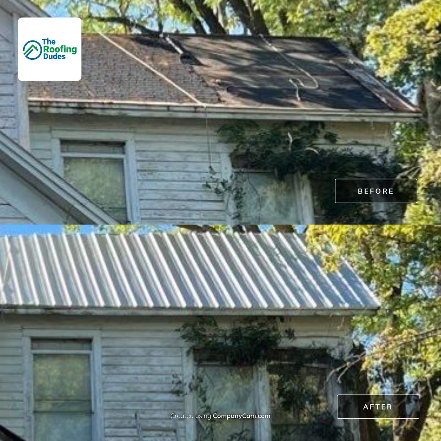 Residential Roofing Installation using 26 Gauge Metal by The Roofing Dudes