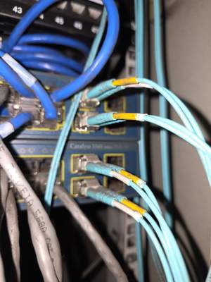 Structured cabling installation by CimaSolutions