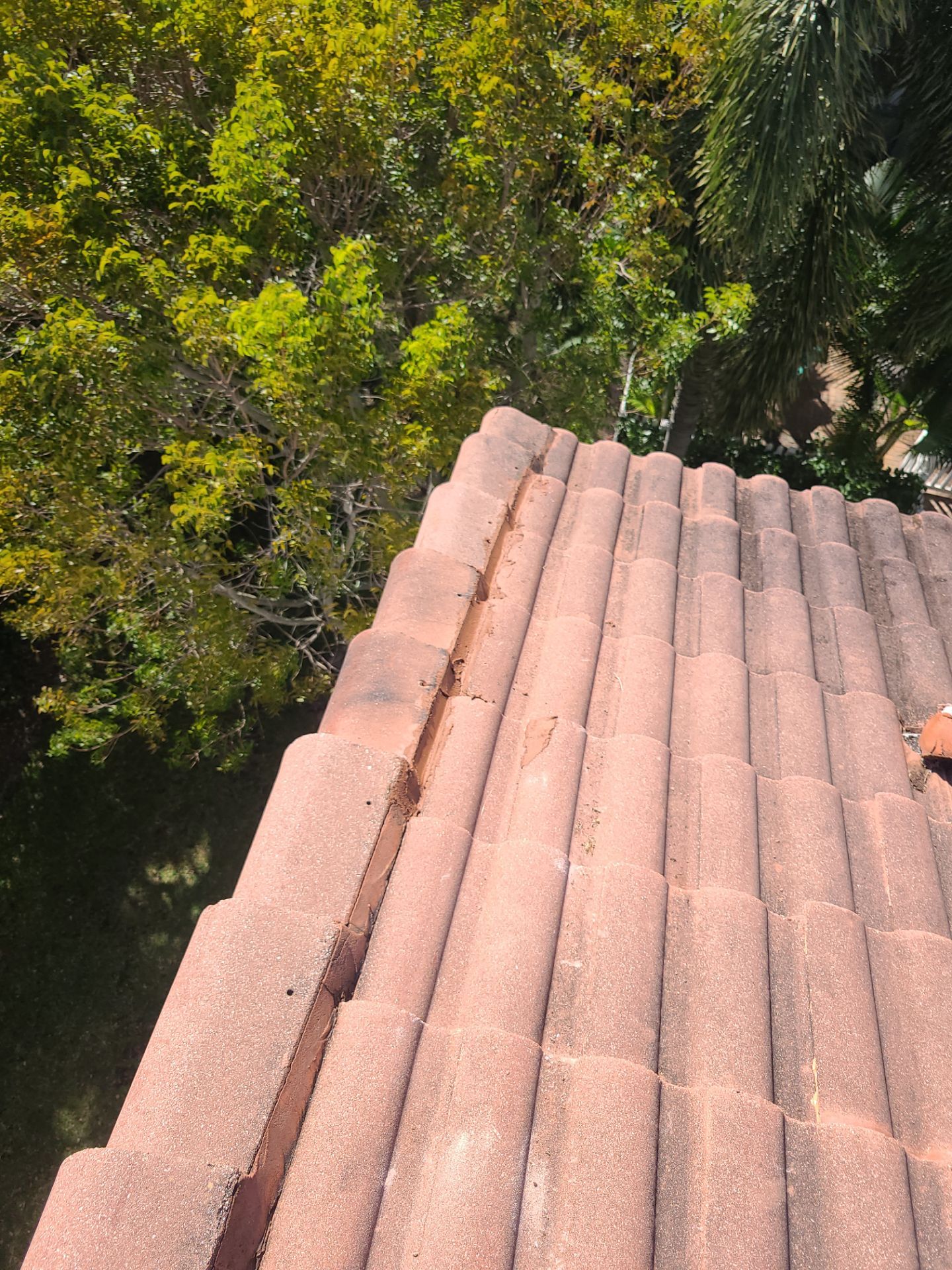 Concrete Tile Roof Repair and Ridge Cap Maintenance in Hypoluxo by Aastro Roofing