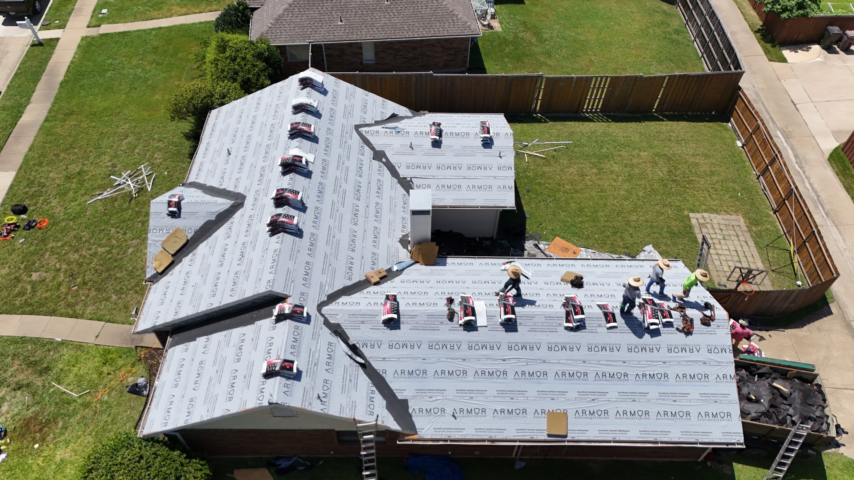 Complete Storm Restoration and Architectural Shingle Roof Replacement in Plano by Armor Roofing | Exteriors