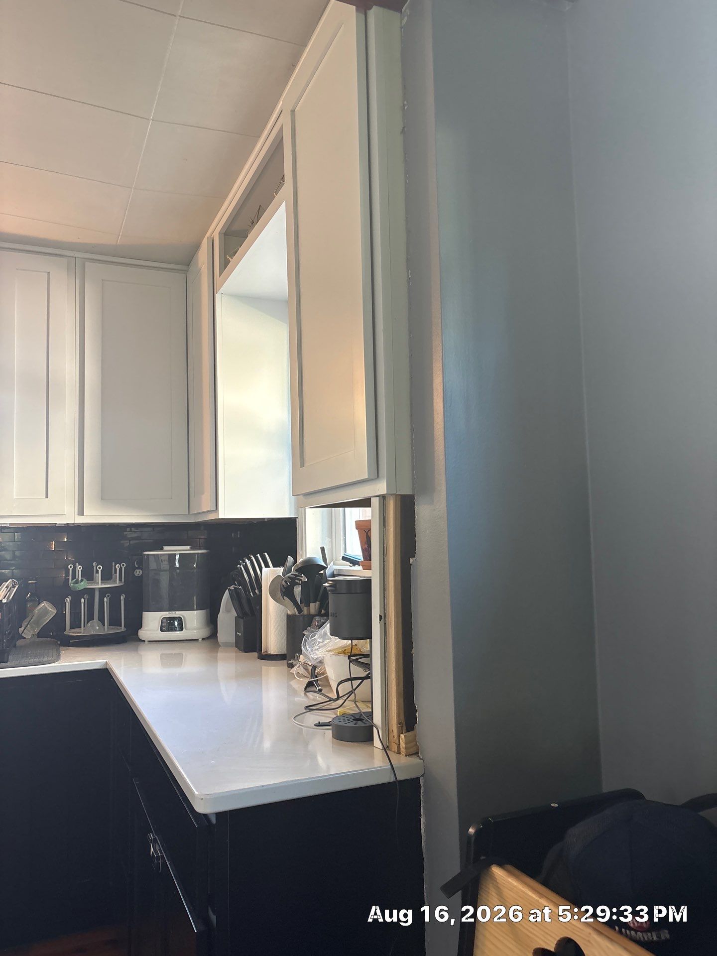 Modern Two-Tone Kitchen Remodel With Quartz Countertops in Lincoln by CompanyCam Sales Demo