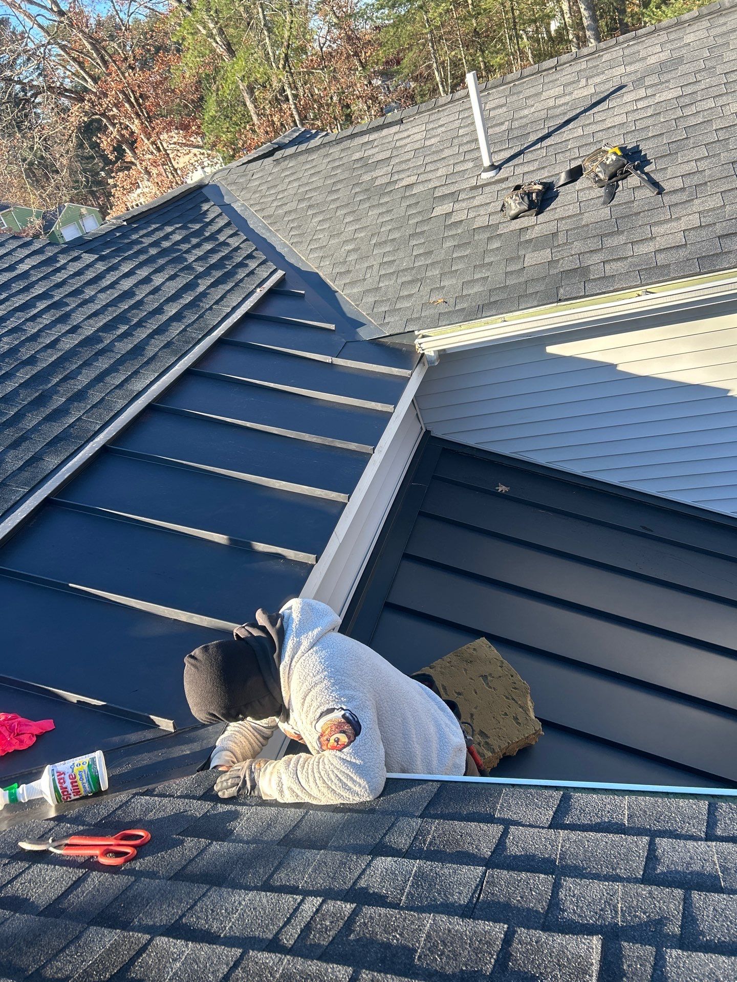 Andover Standing Seam Metal Roof with Snow Guard System by Mighty Dog Roofing of Greater Middlesex County