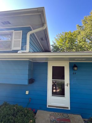Turtle Shell gutter protection installation in Naperville, IL 60565, photograph 2