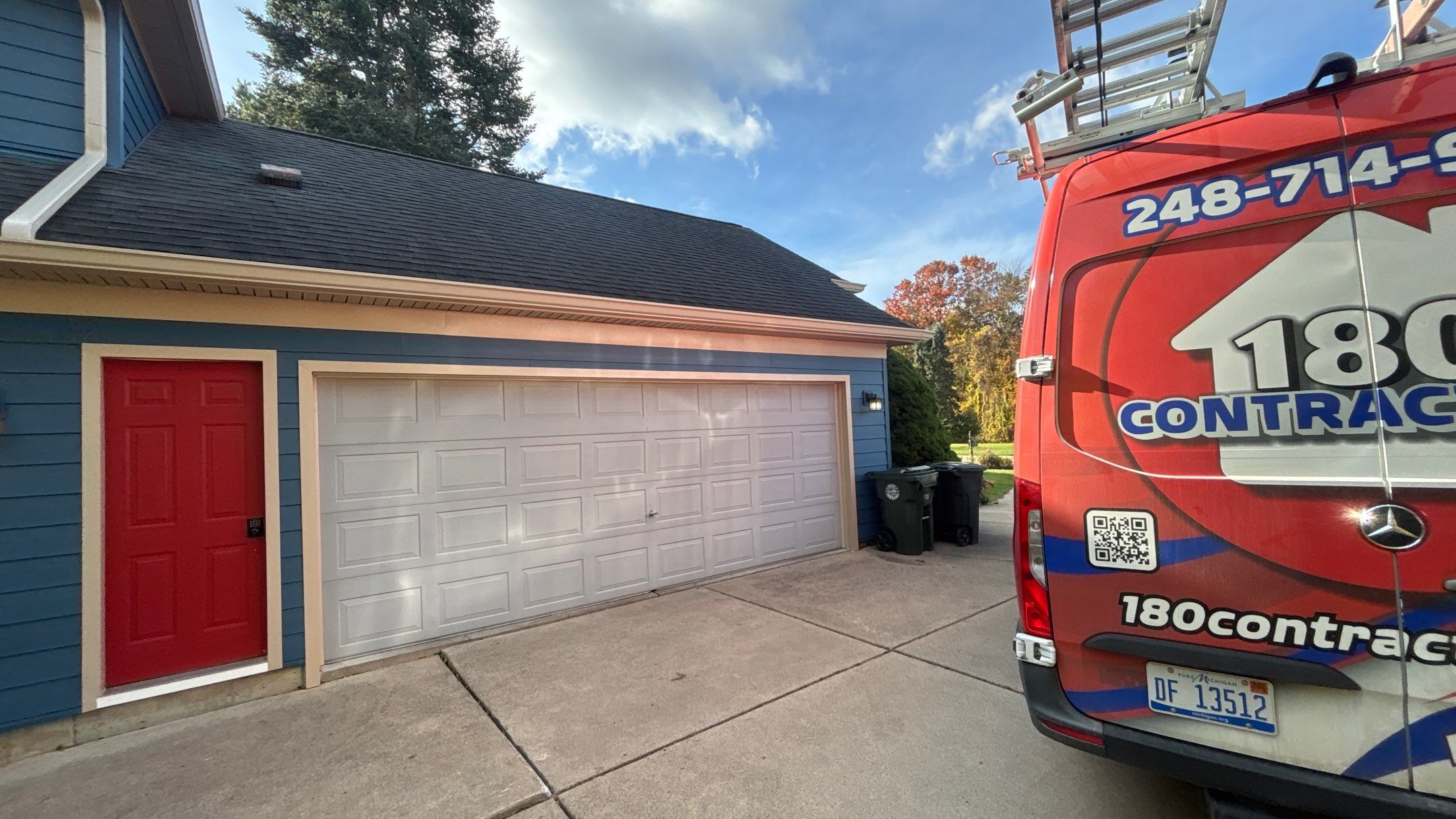 Siding Replacement using Ascend Laguna Blue by 180 Contractors