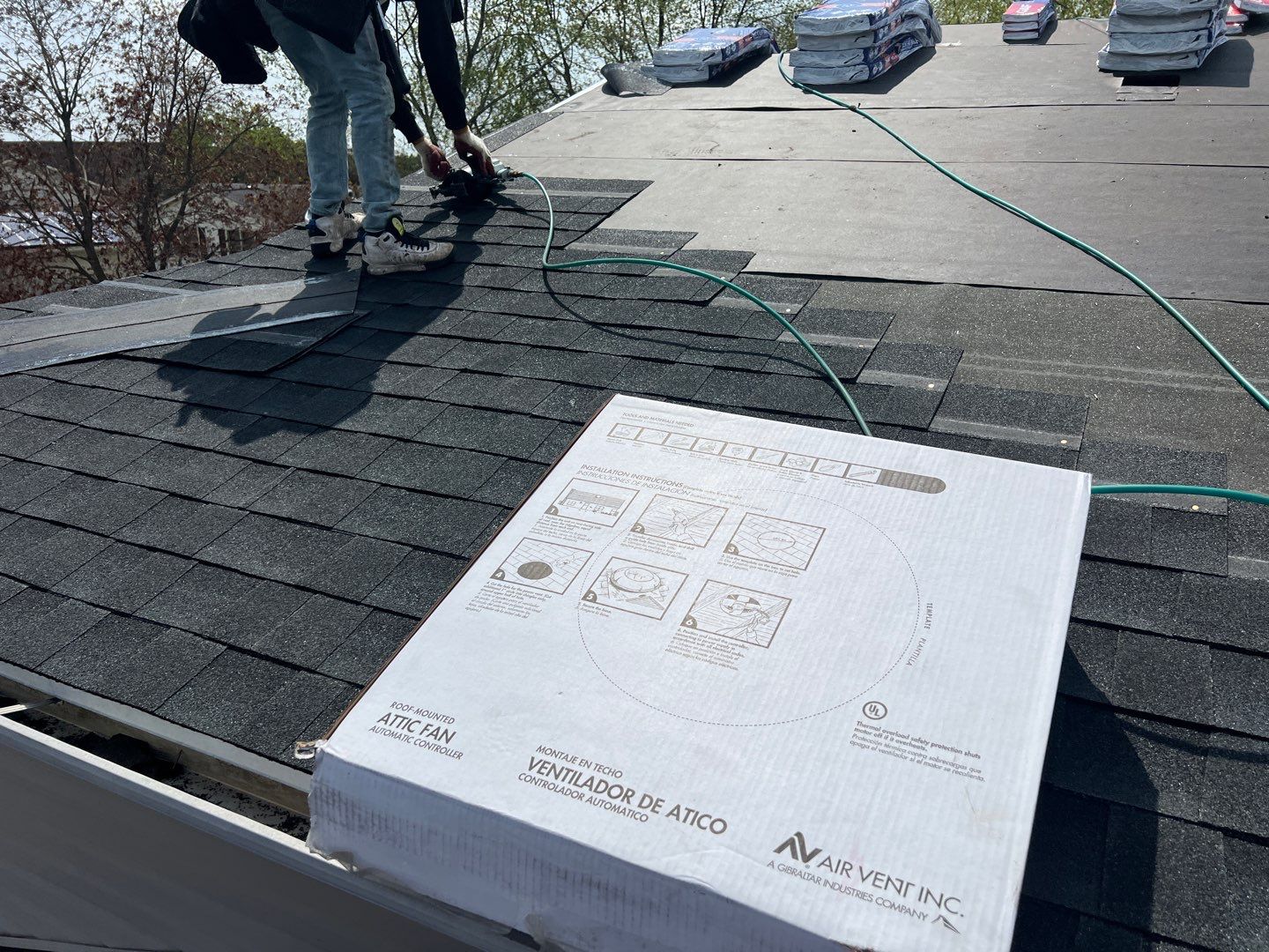Residential Roofing Installation using GAF Timberline HDZ by Pro Home Services Inc