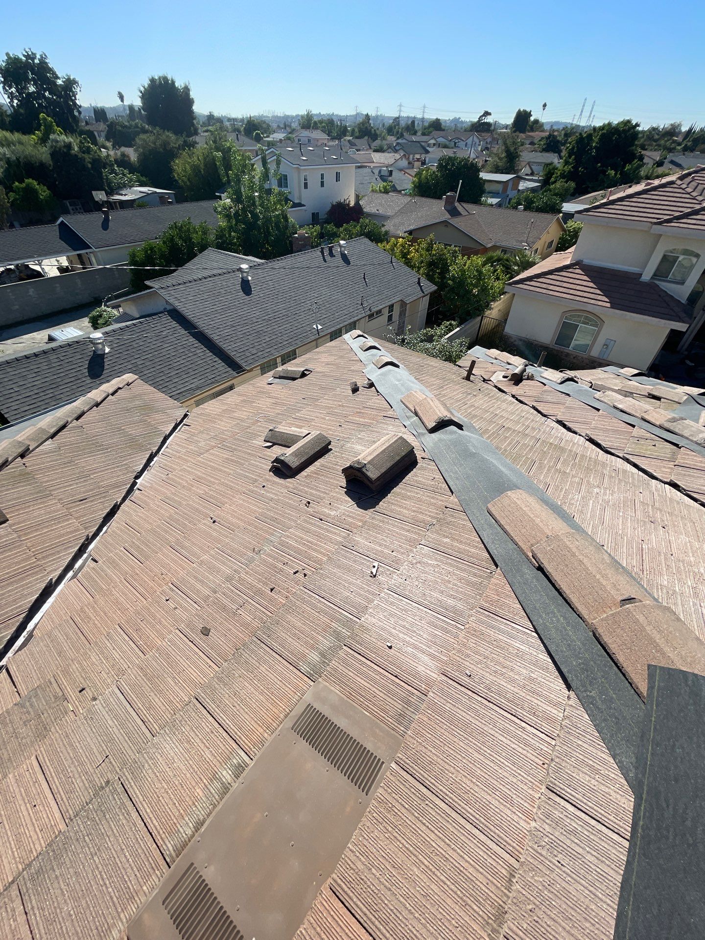 Tile Roof Reset Project - Rosemead CA 91770 by Epic Roof Replacement