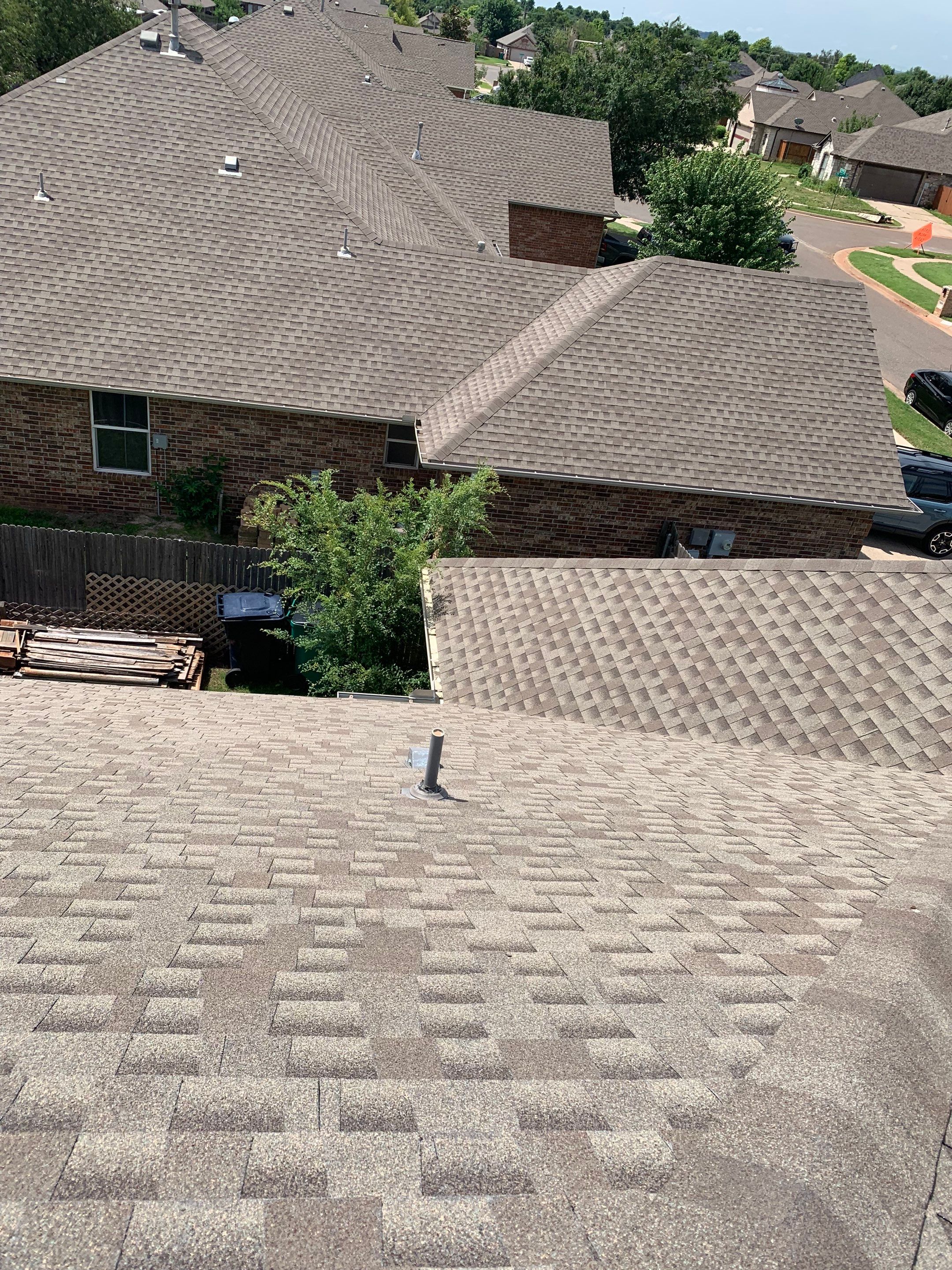 Reroof using GAF HDZ in Charcoal by Castillo Roofing