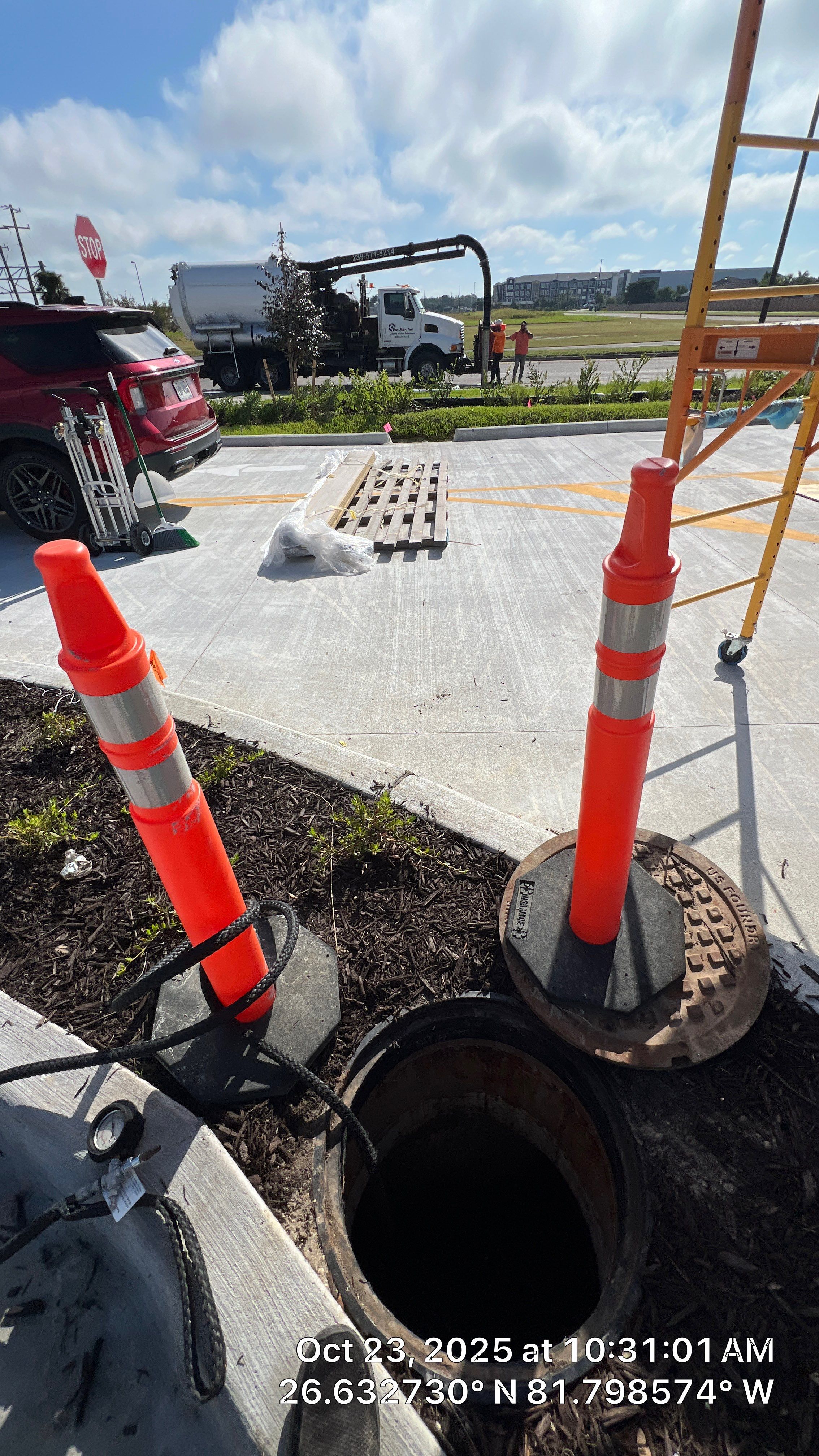 Coffee Rush Fort Myers with PRS by Don Mar, Inc. Storm Water Solutions