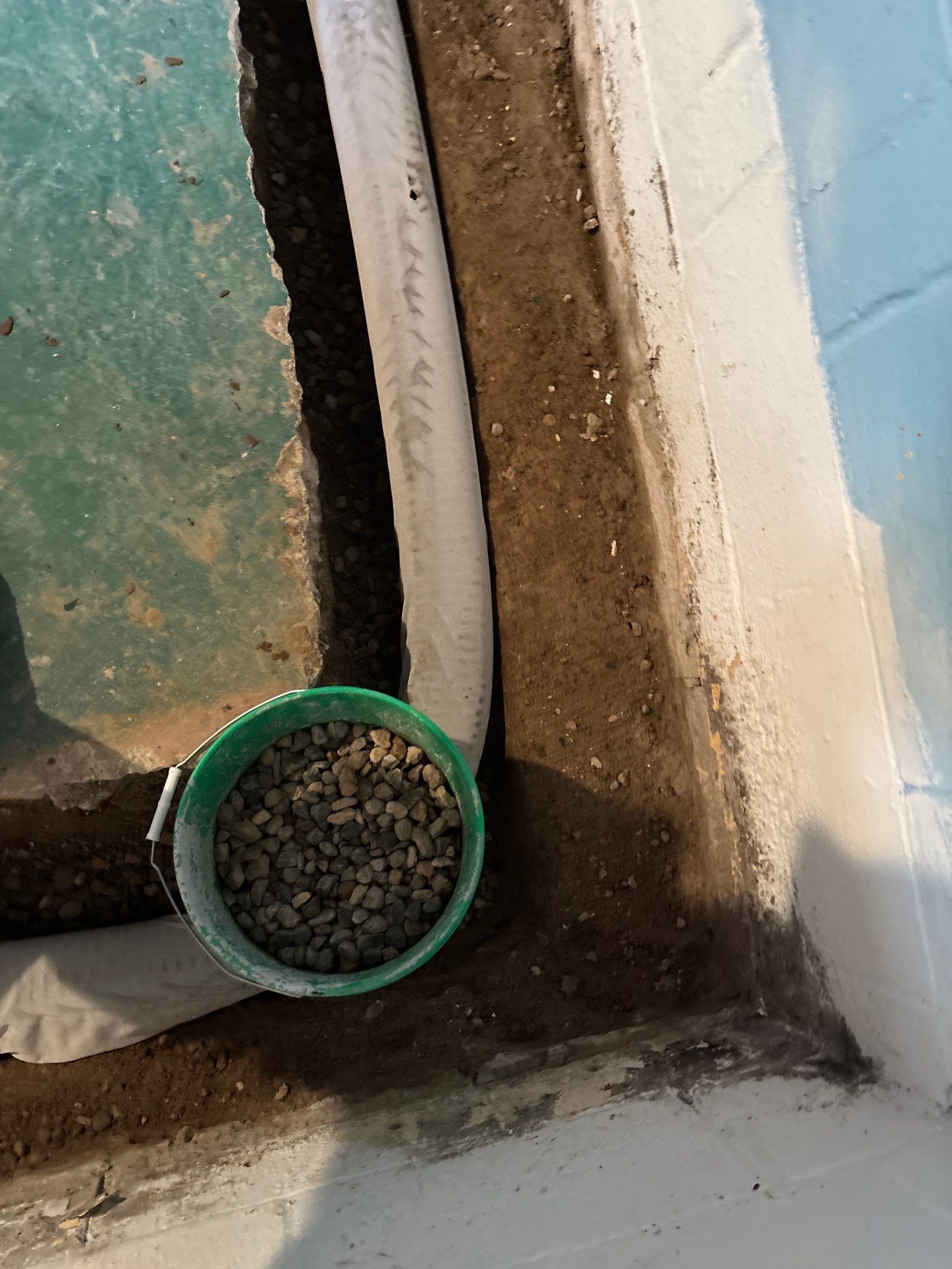 Completing the Connection for Lisa's Drain Tile System by Waterproofing Northeast