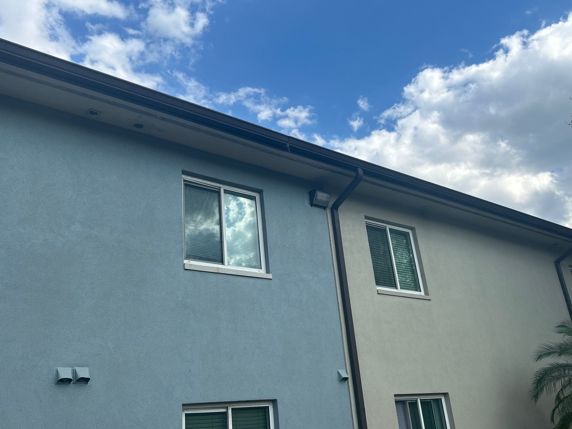 Black 7-Inch Seamless Gutters in Fort Myers FL by Gutter Professors