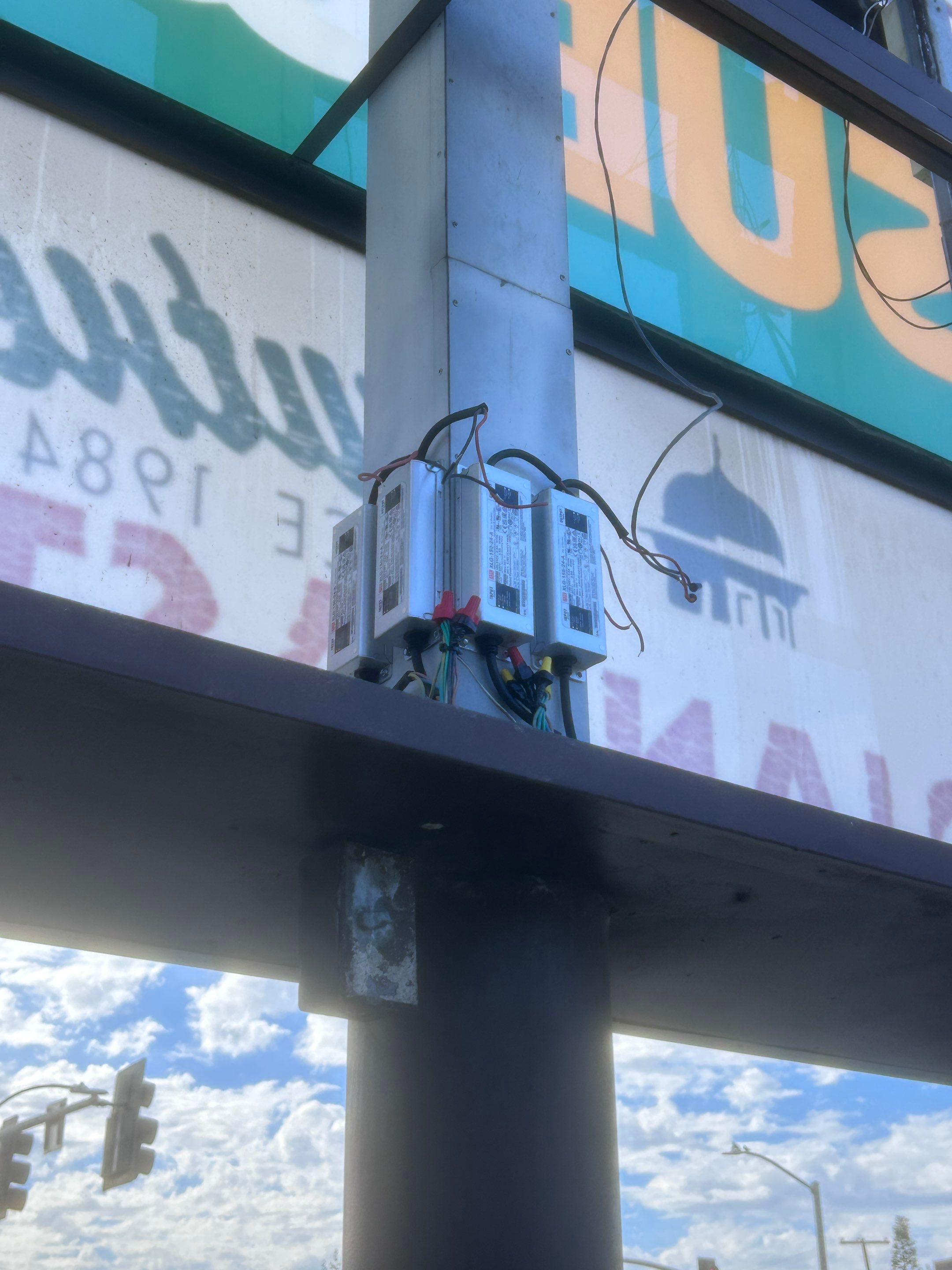 LED retrofit by Golden State Signs