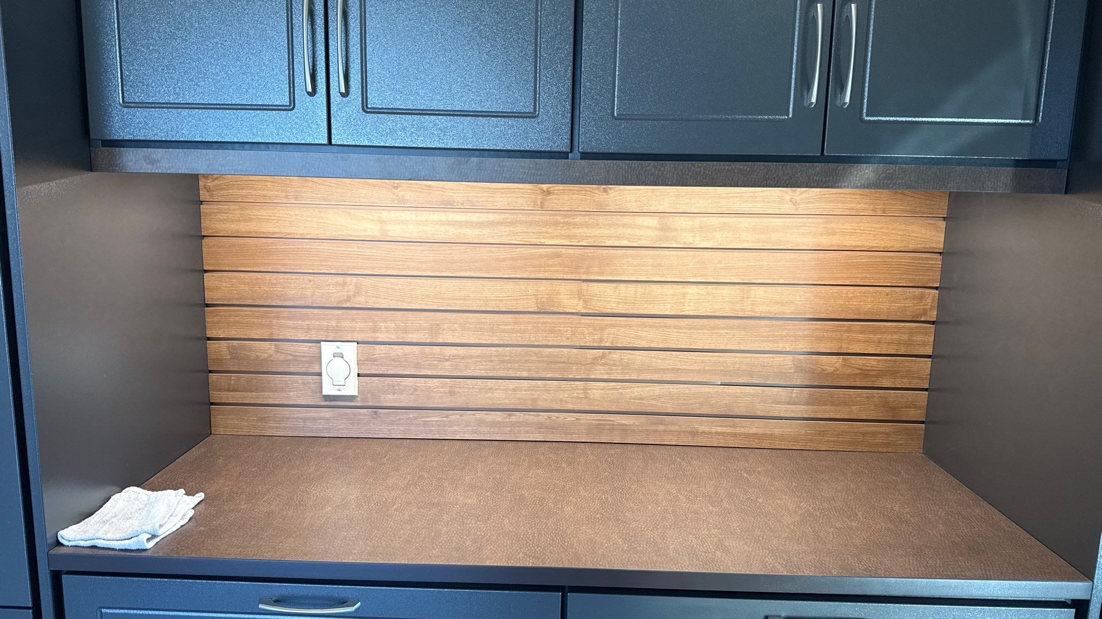 Look At Lynn's New Garage Cabinets  by Banner Garage