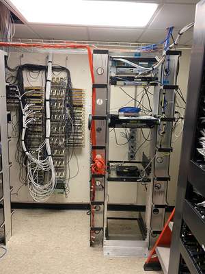 Structured cabling installation by CimaSolutions